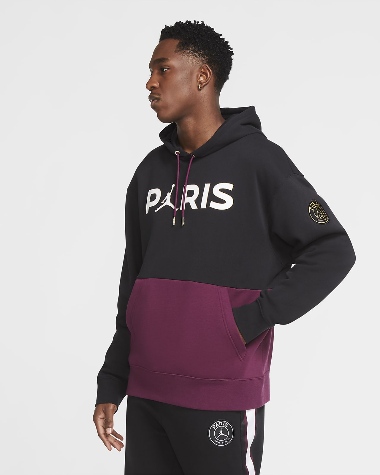 Felpa pullover in fleece con cappuccio Paris Saint-Germain - Uomo. Nike IT