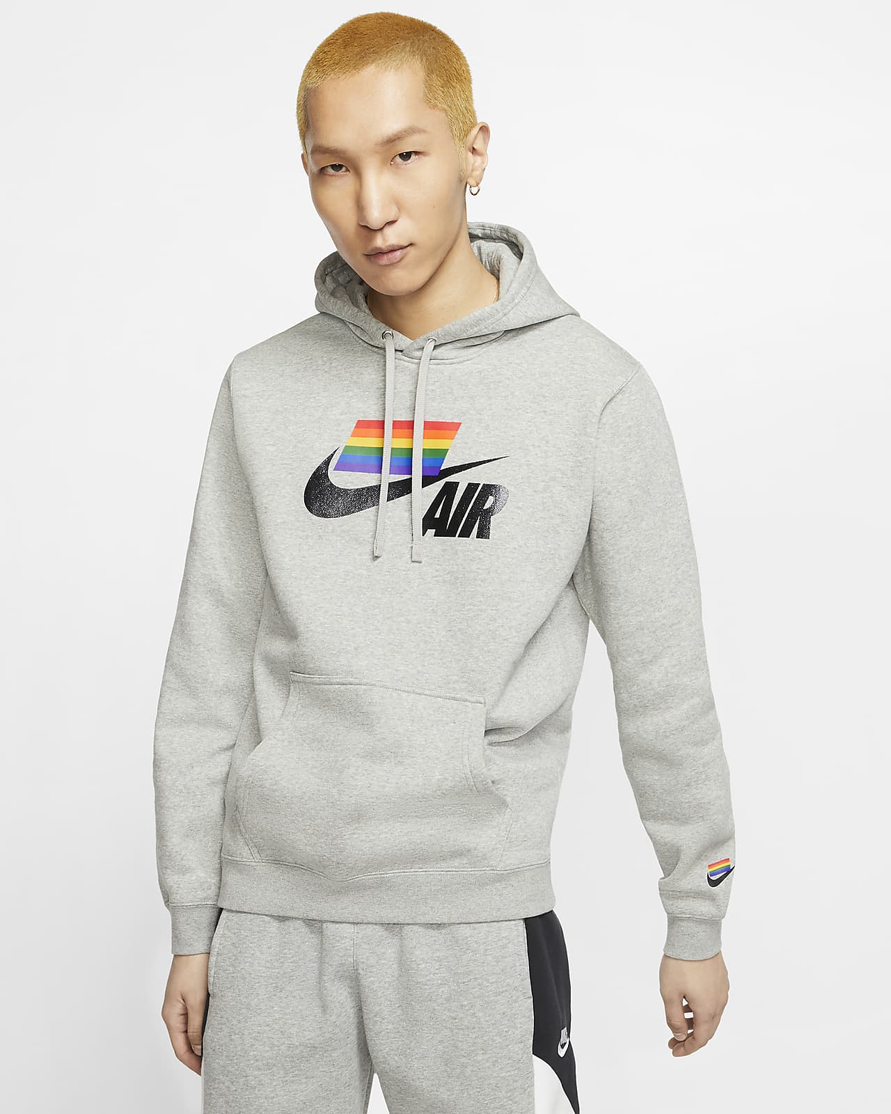 rainbow nike hoodie
