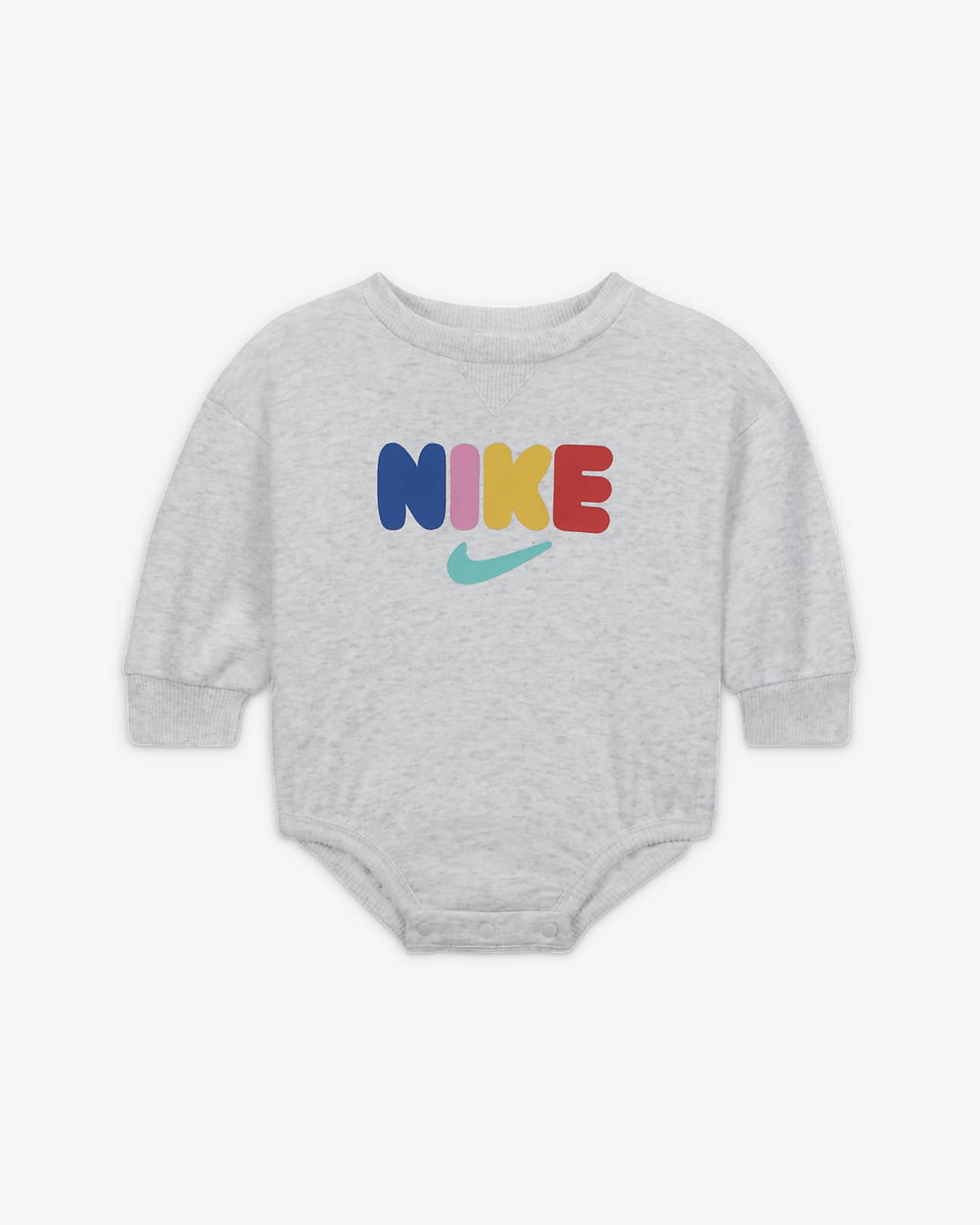 saai incompleet vastleggen Nike Sportswear Primary Play Crew Romper Baby Romper. Nike.com