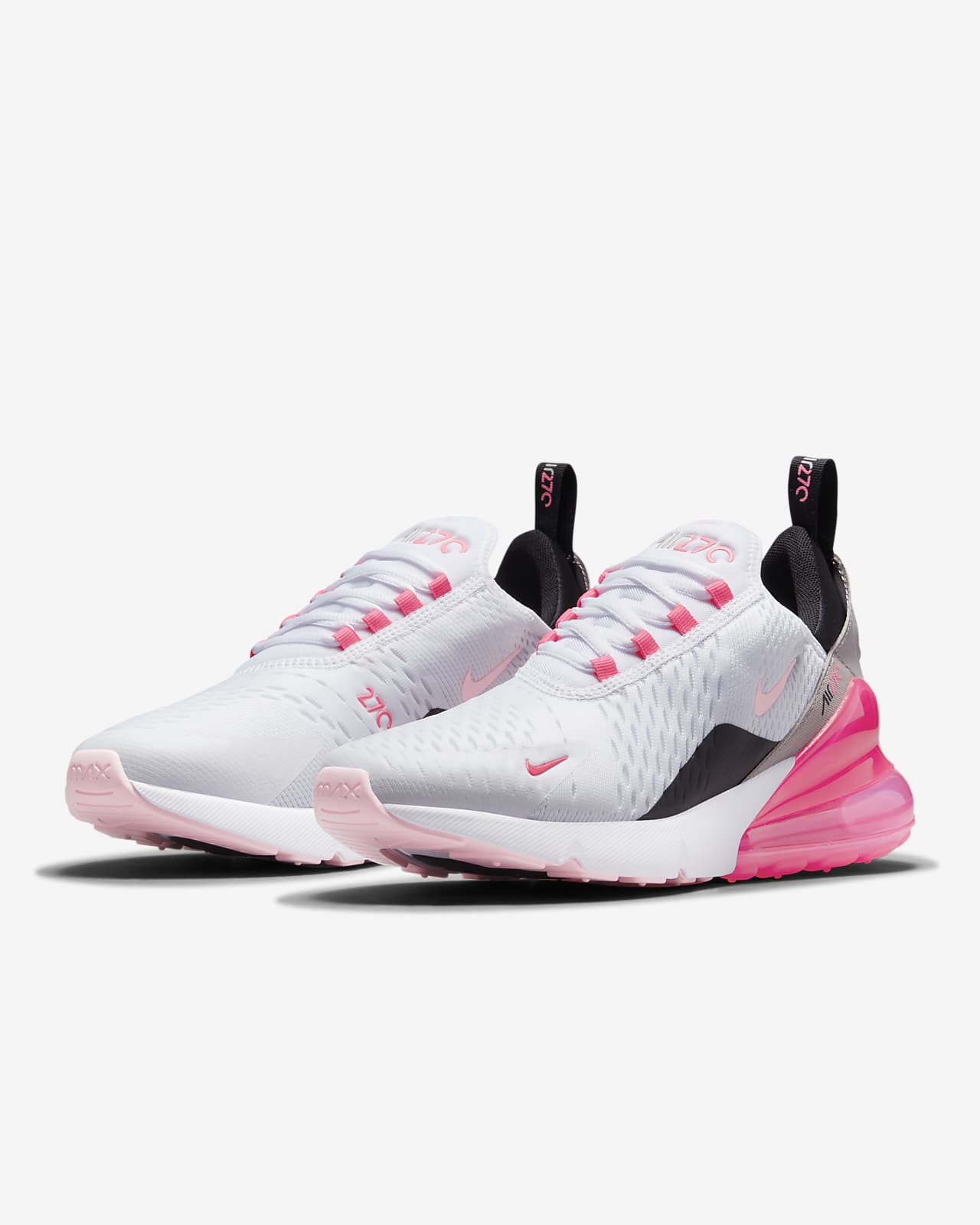 nike air max womens white pink