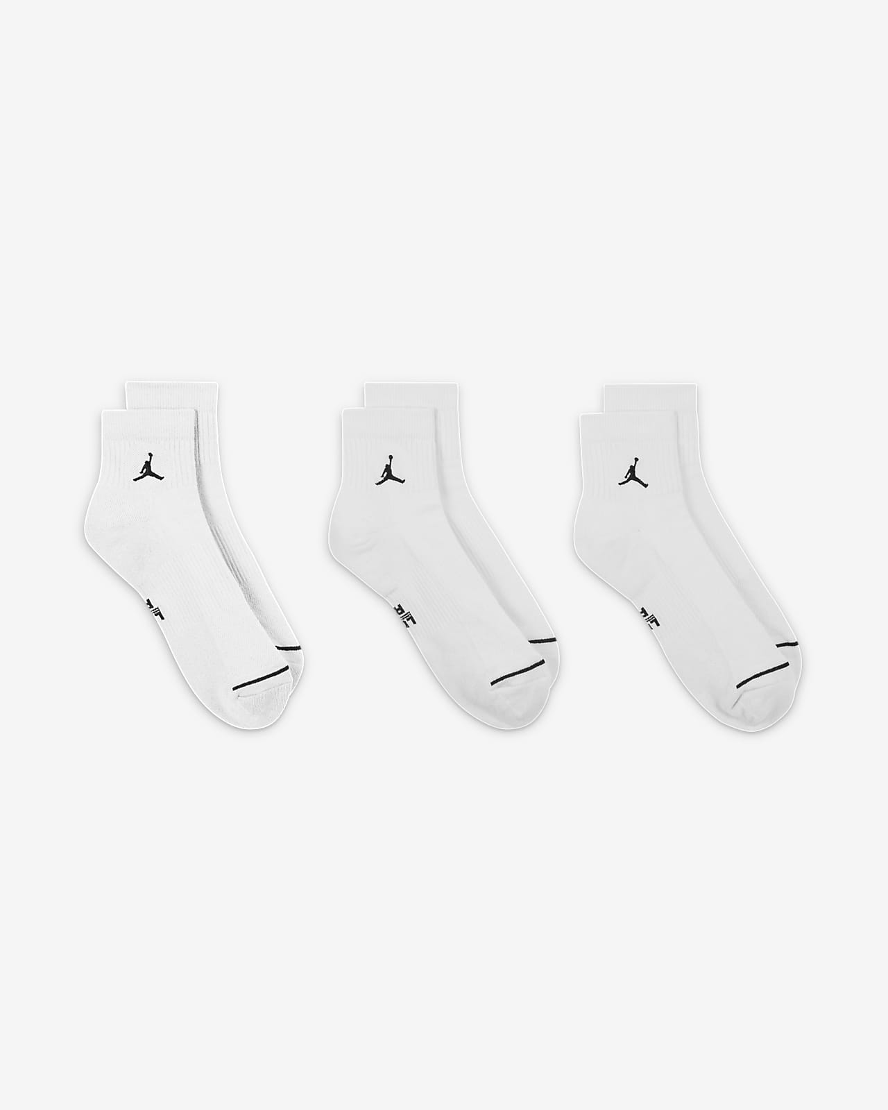 Jordan Everyday Ankle Socks (3 Pairs). Nike PH