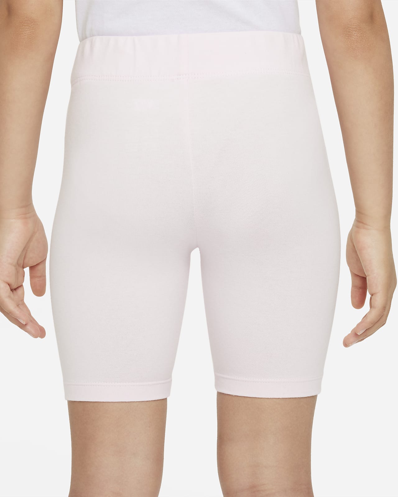 White biker sale shorts nike