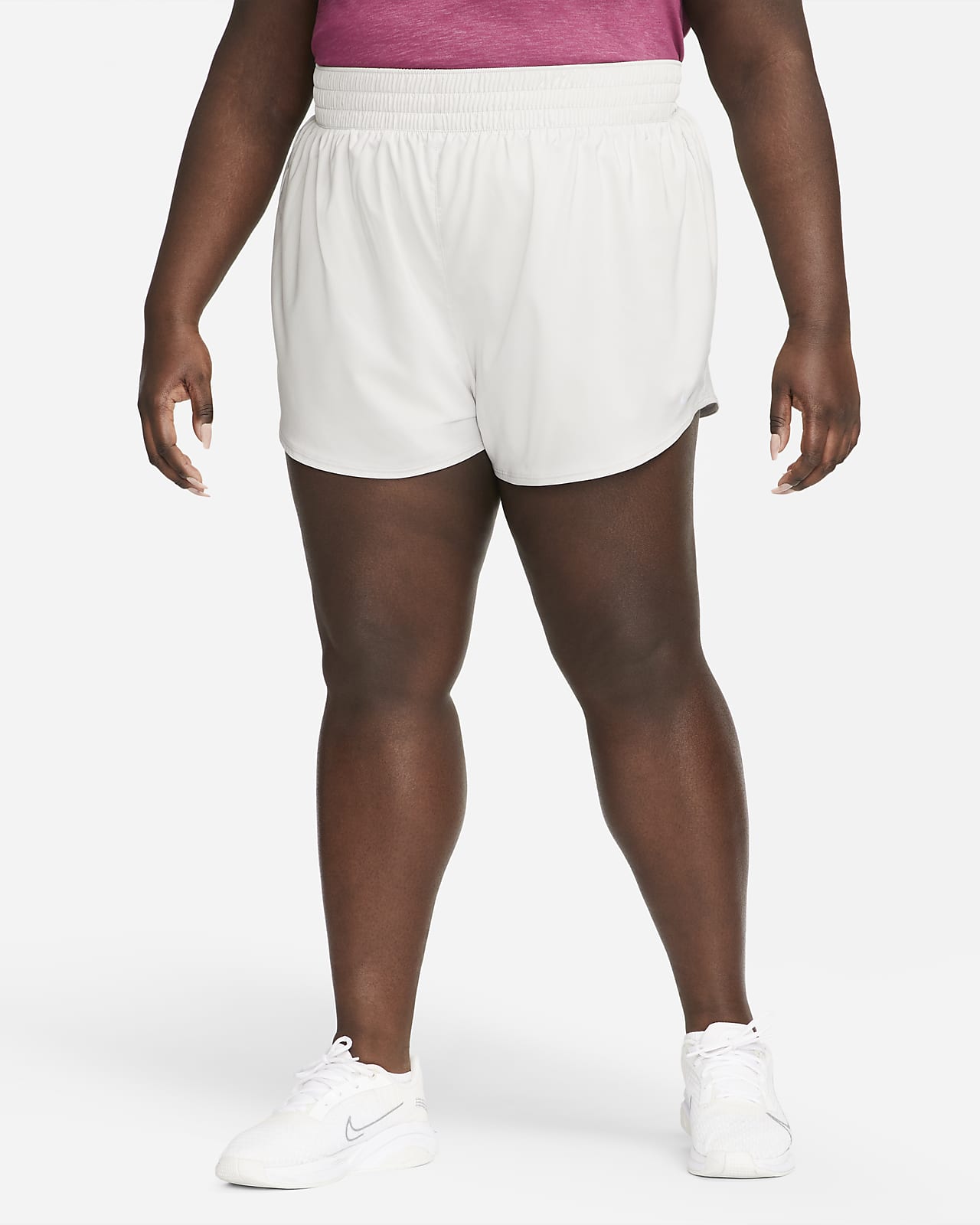 Shorts tiro alto de 8 cm con ropa integrada para mujer (talla grande) Nike Dri-FIT Nike.com