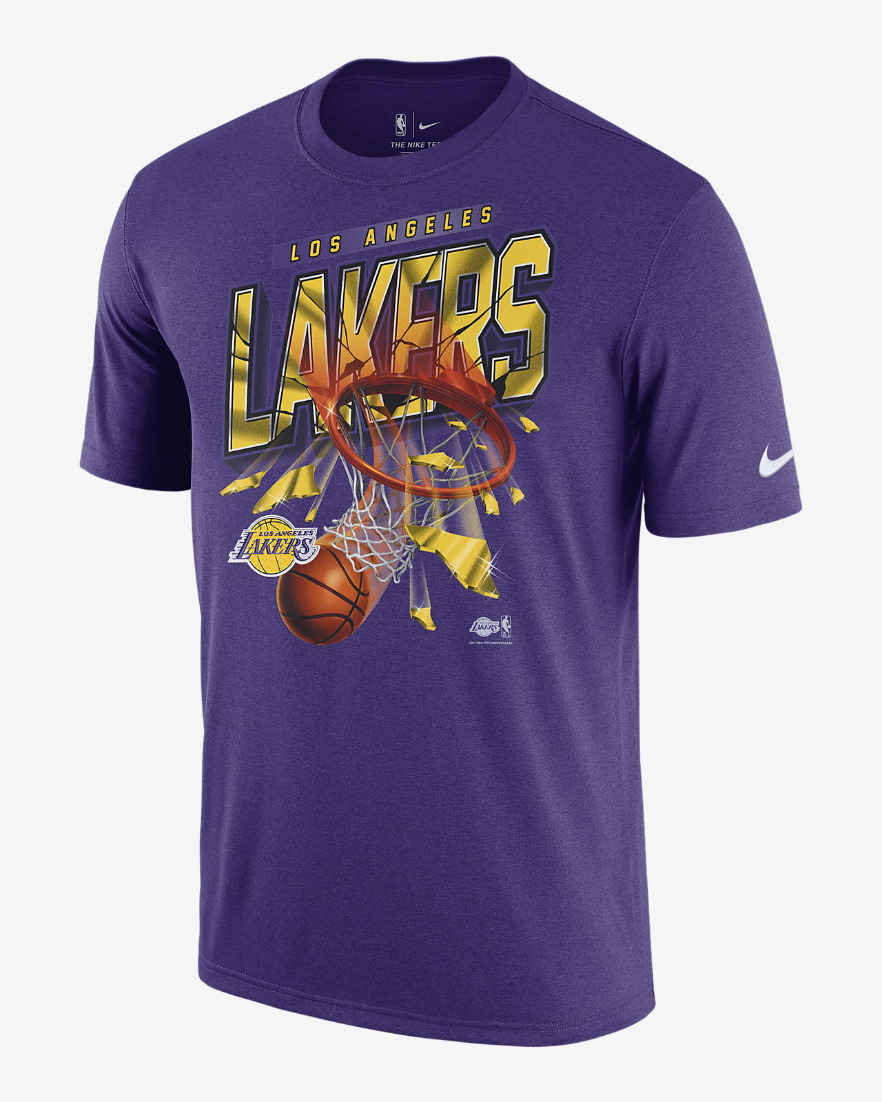 Nike公式 ロサンゼルス レイカーズ コートサイド メンズ ナイキ Nba Tシャツ オンラインストア 通販サイト