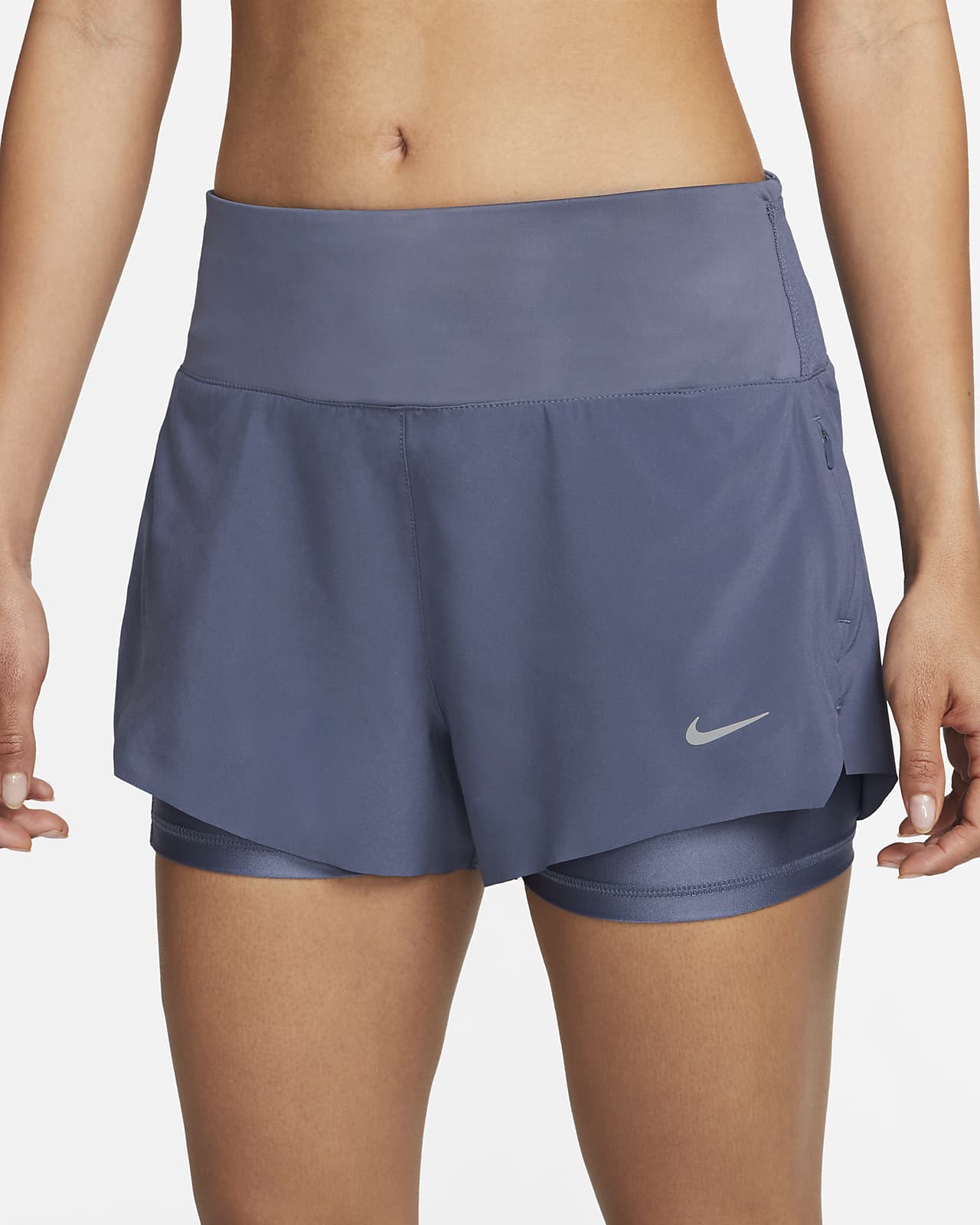 Weggelaten ZuidAmerika Janice Nike Dri-FIT Swift Women's Mid-Rise 3" 2-in-1 Running Shorts with Pockets.  Nike.com