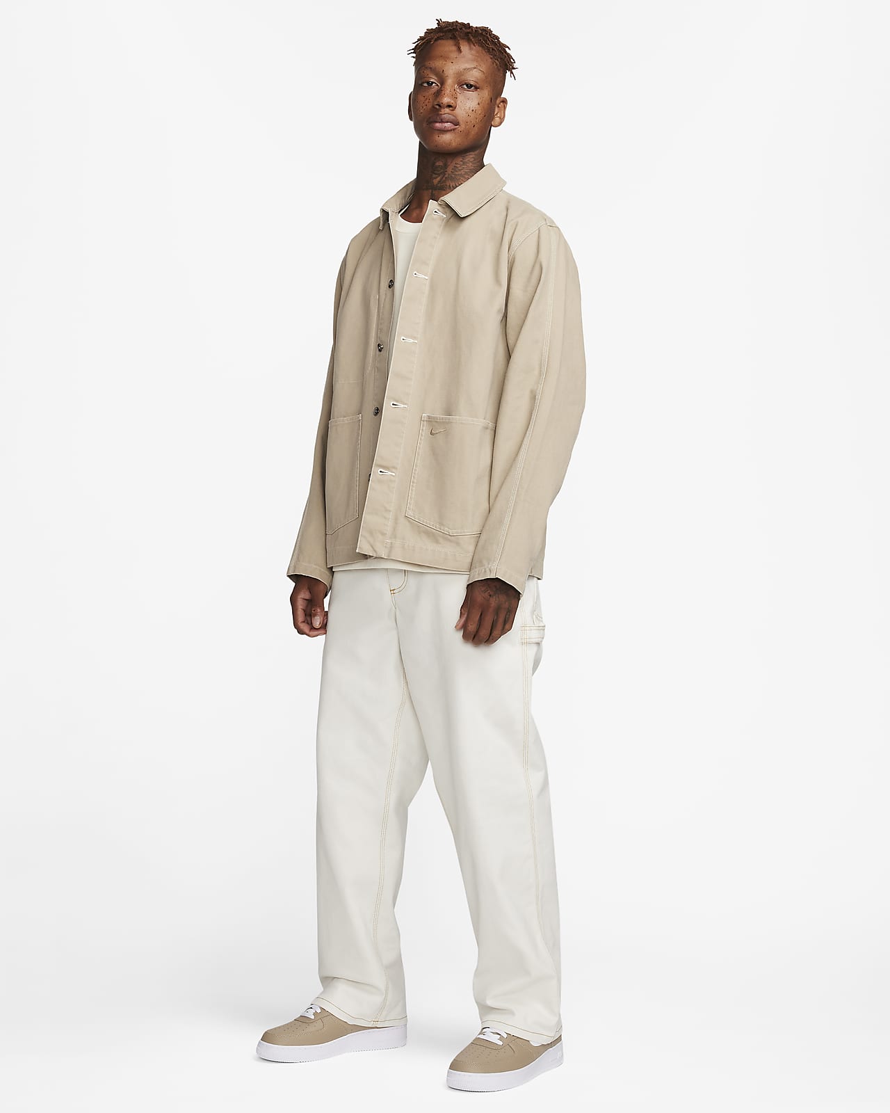 Beige shop chore jacket