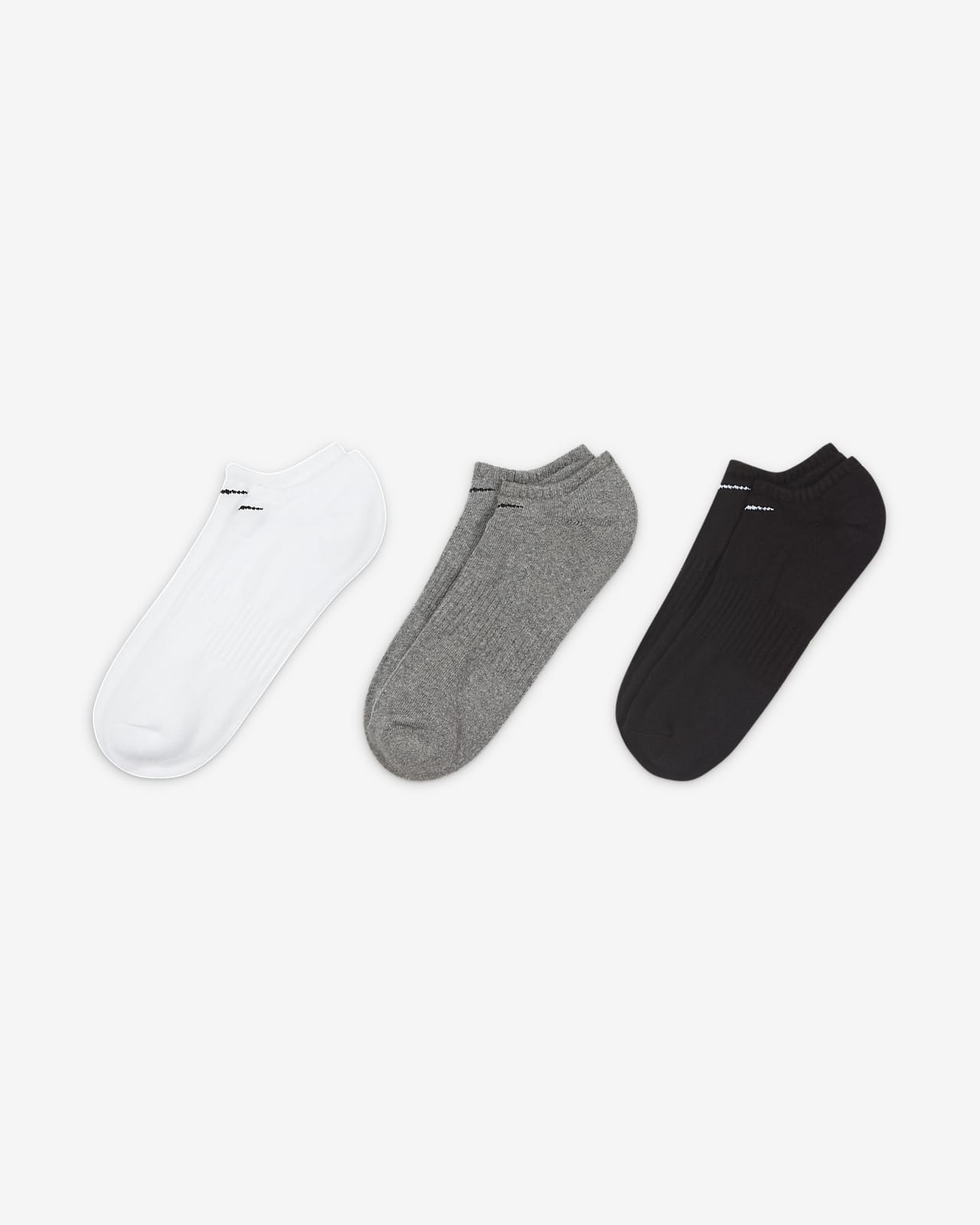 Chaussettes de training invisibles Nike Everyday Cushioned (3 paires). Nike FR