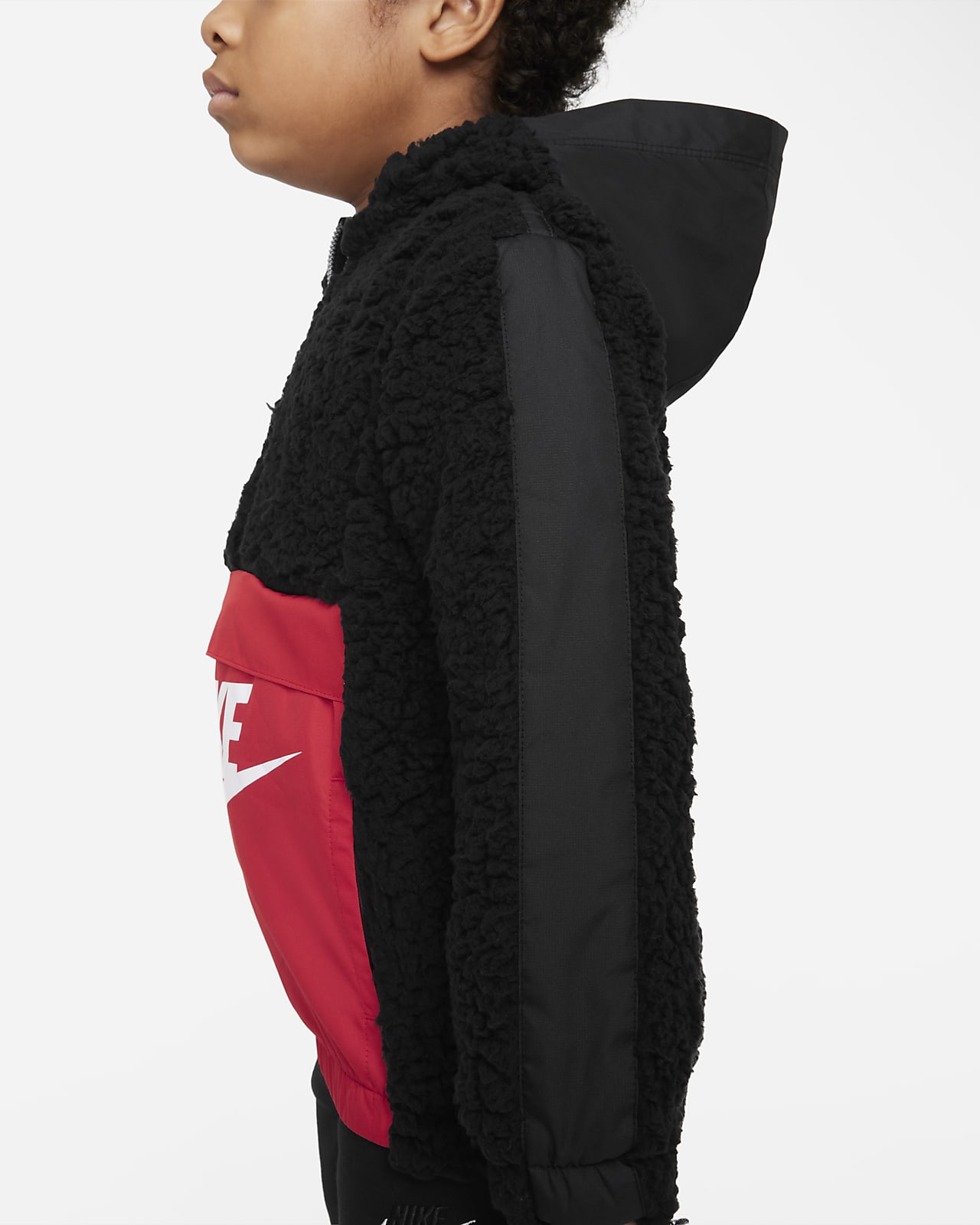 nike hoodie half sleeve