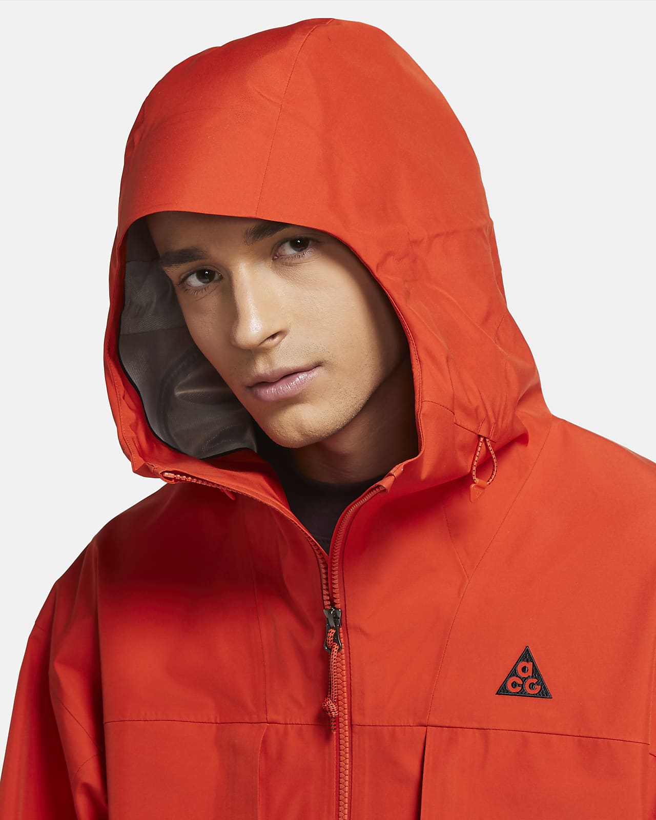 nike acg jacket orange