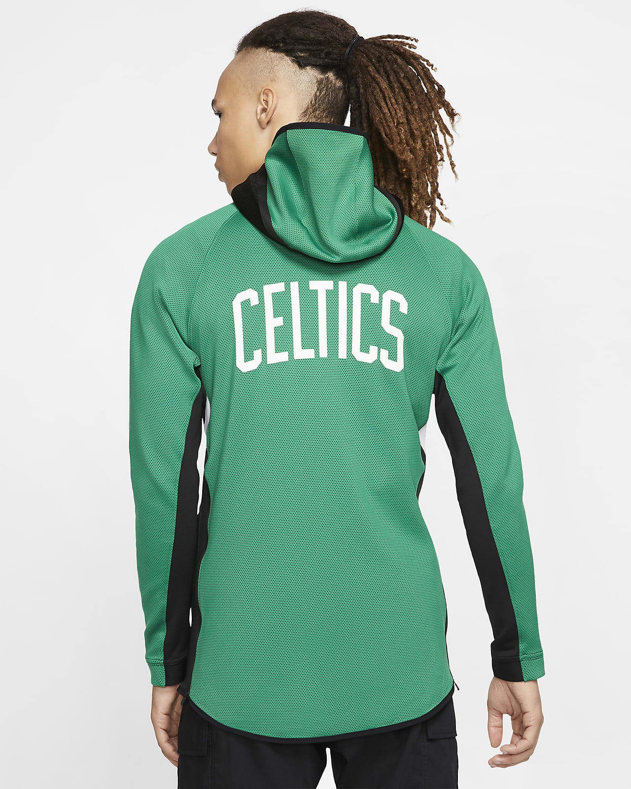Boston Celtics Showtime Men's Therma Flex NBA Hoodie. CA