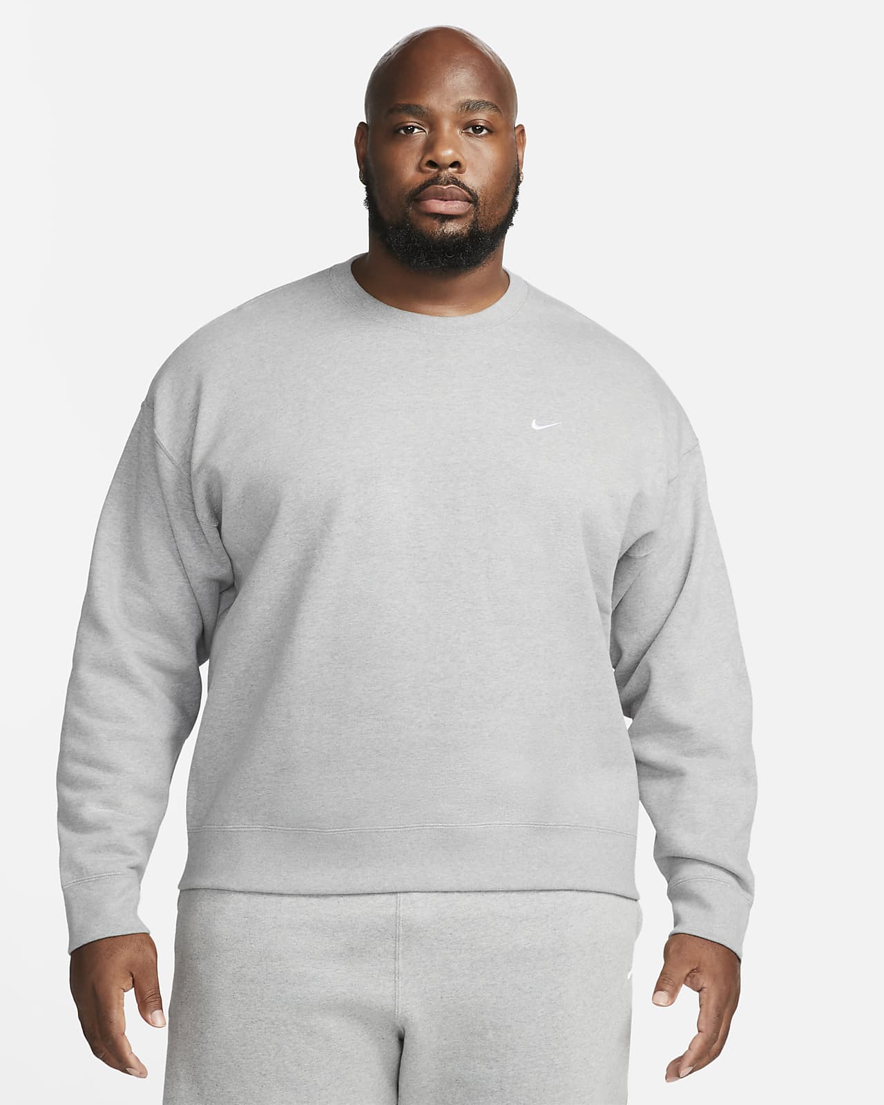 Nike Solo Swoosh Men's Fleece Crew. Nike LU