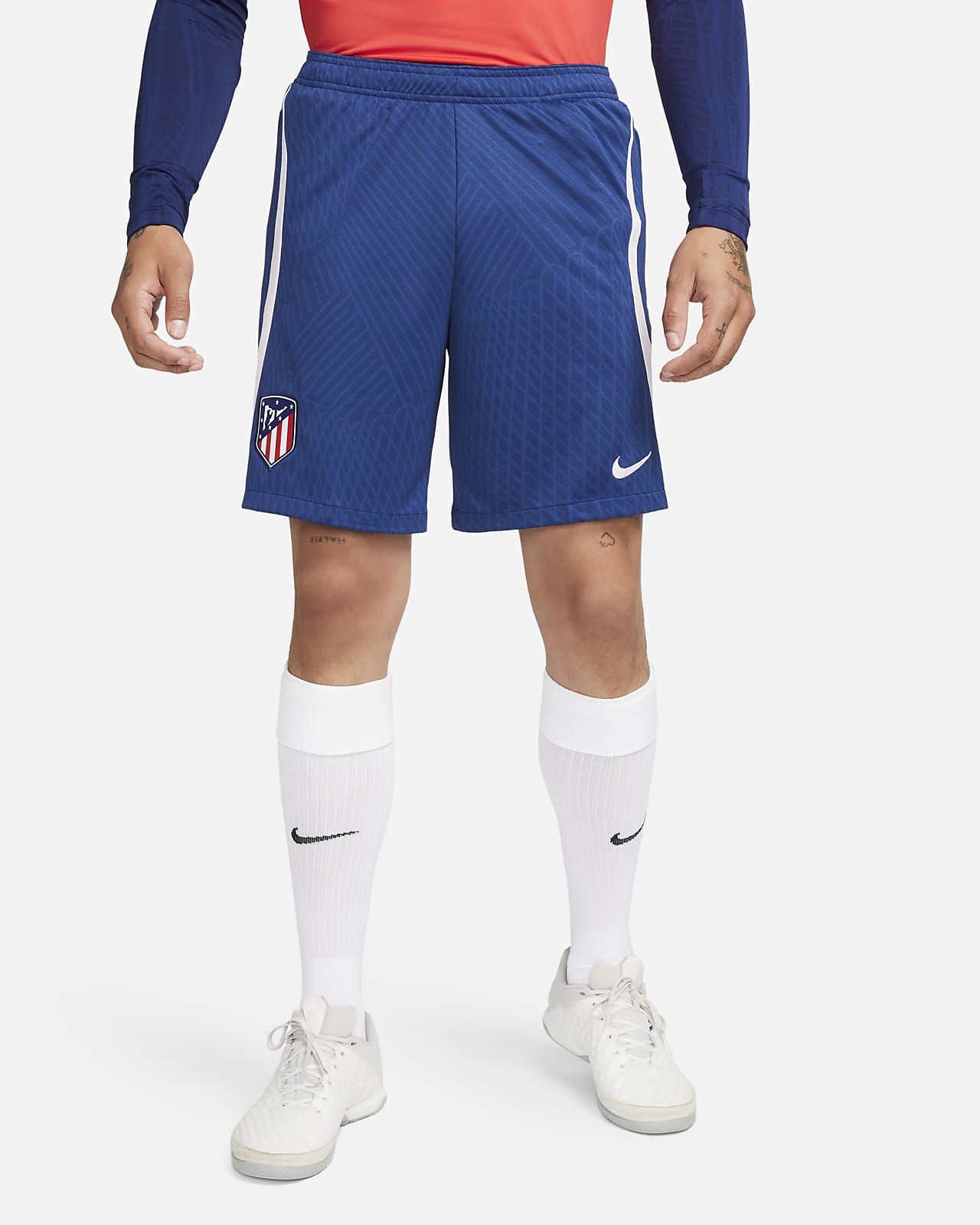 Atlètic de Madrid Strike Pantalons curts de teixit Knit Nike Dri-FIT de futbol - Home