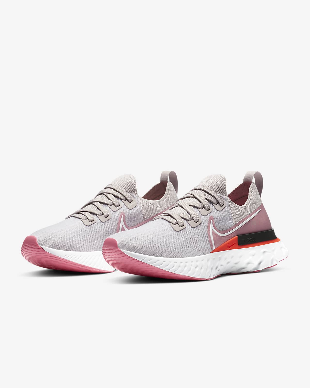 nike react infinity run flyknit bright crimson