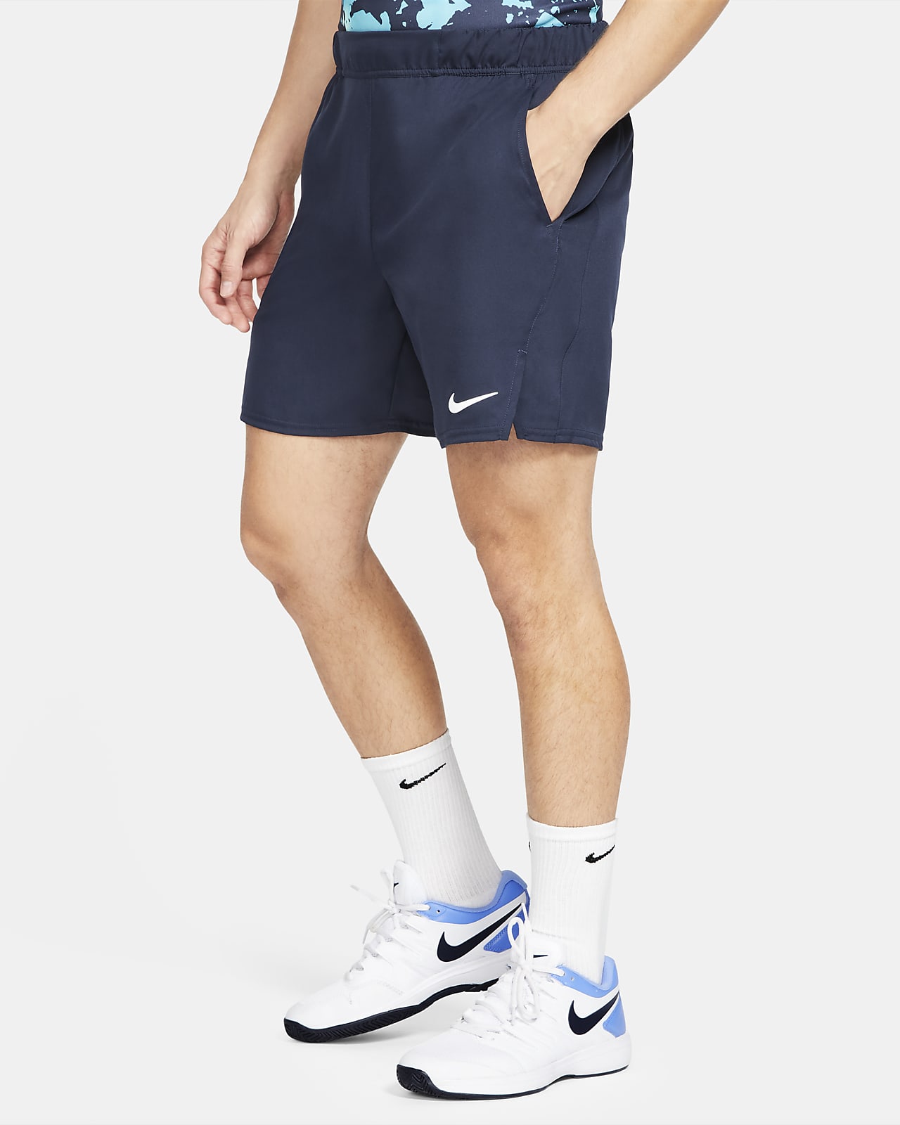 NikeCourt Dri-FIT Victory Tennisshorts voor heren (18 cm). Nike BE