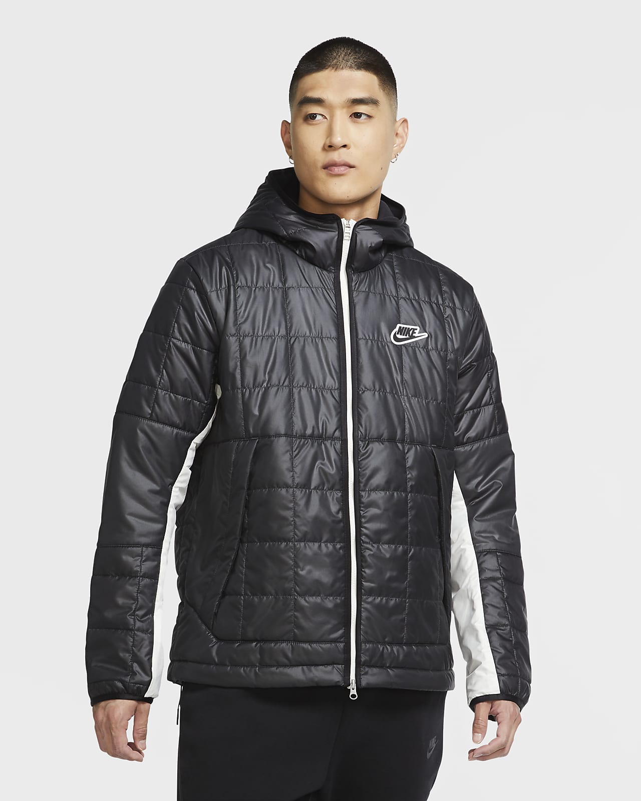 Nike Sportswear Synthetic Fill Men's Fleece Jacket. Nike SE Nike Sportswear Jacket Down Fill BlackDark Grey