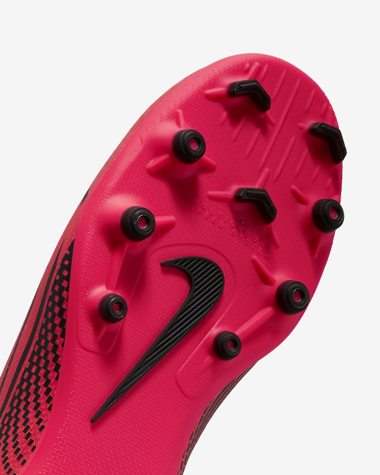 bright pink soccer cleats