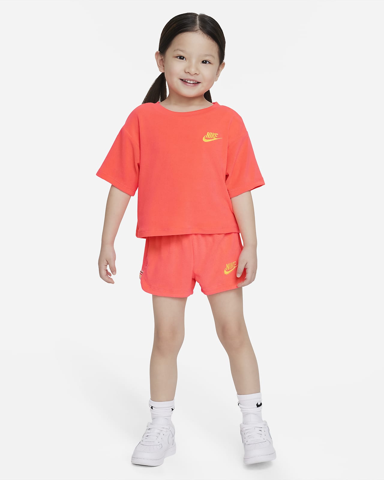 Nike Let's Roll Towel Terry Set Toddler 2-piece Shorts Set