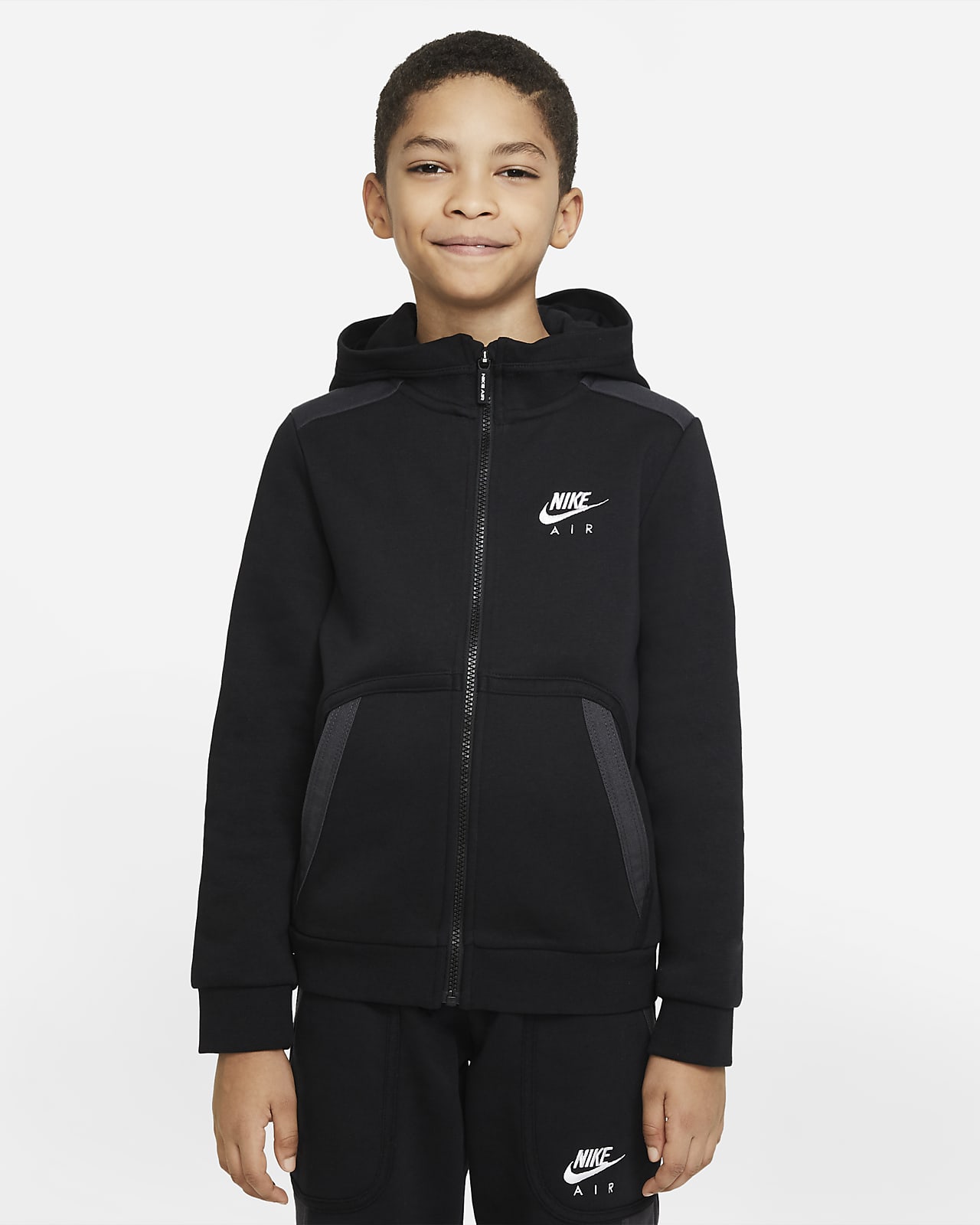 nike boys full zip hoodie