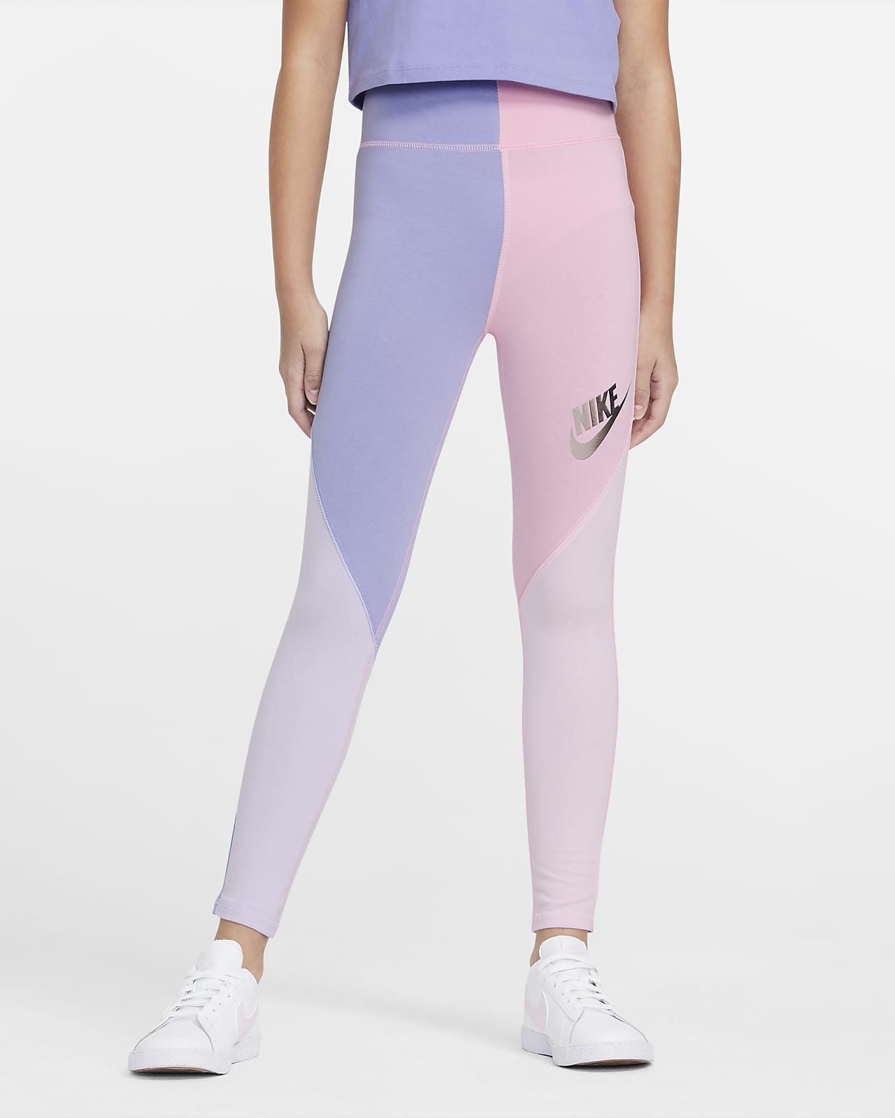 Nike Sportswear Favorites Legging met hoge taille voor meisjes. Nike BE