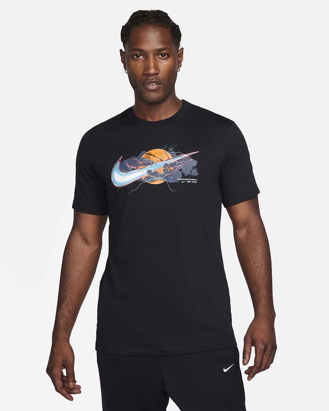 Nike Mens T Shirt T-Shirt Retro TShirt Branded Sports Cotton Crew