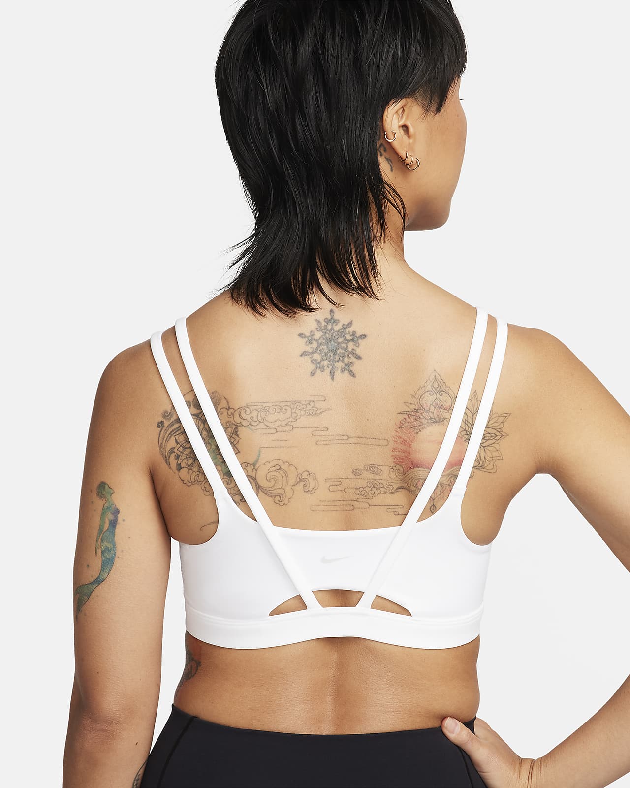strappy nike sports bra
