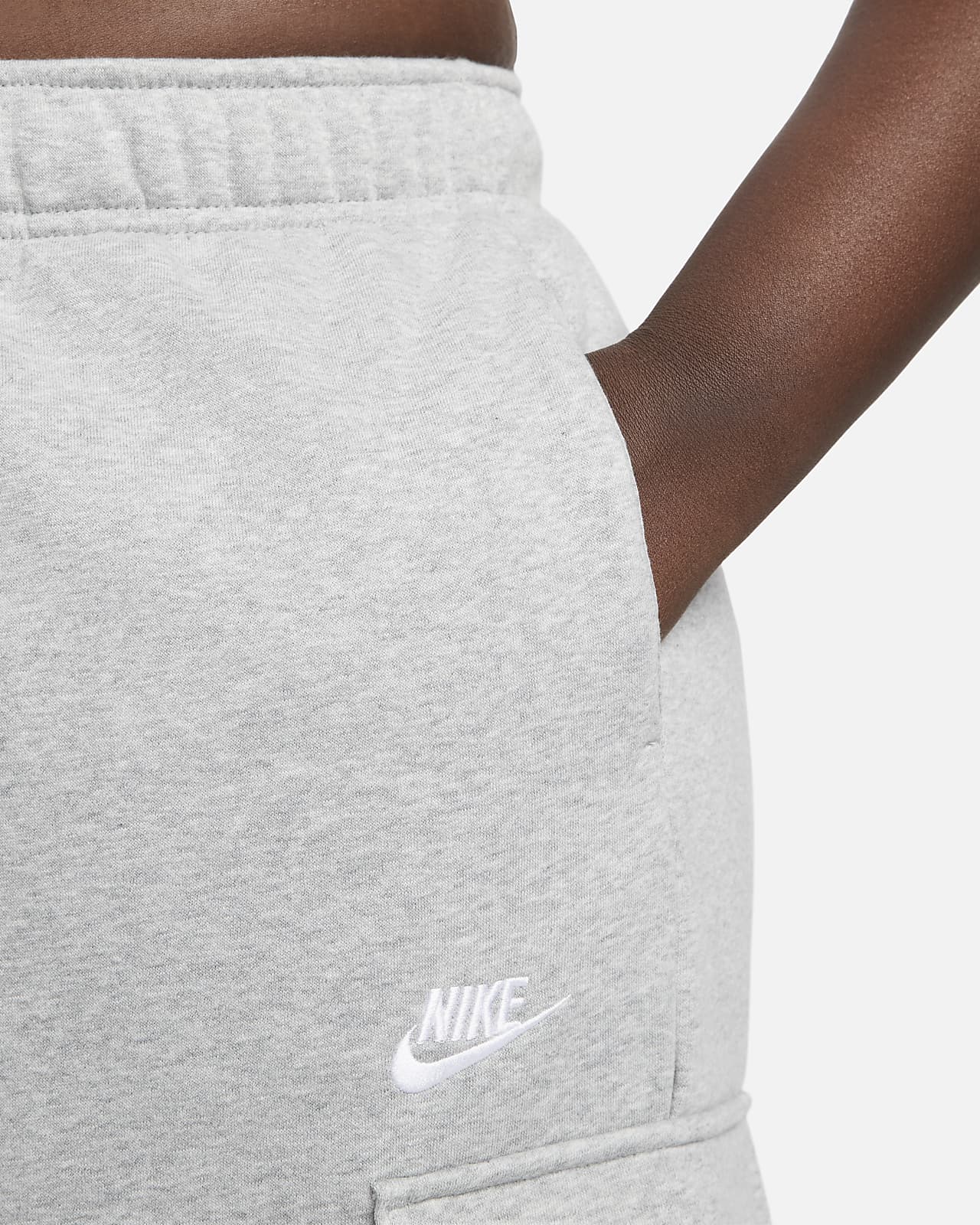 Women's Nike Sportswear Club Fleece Mid-Rise Oversized Cargo Sweatpants