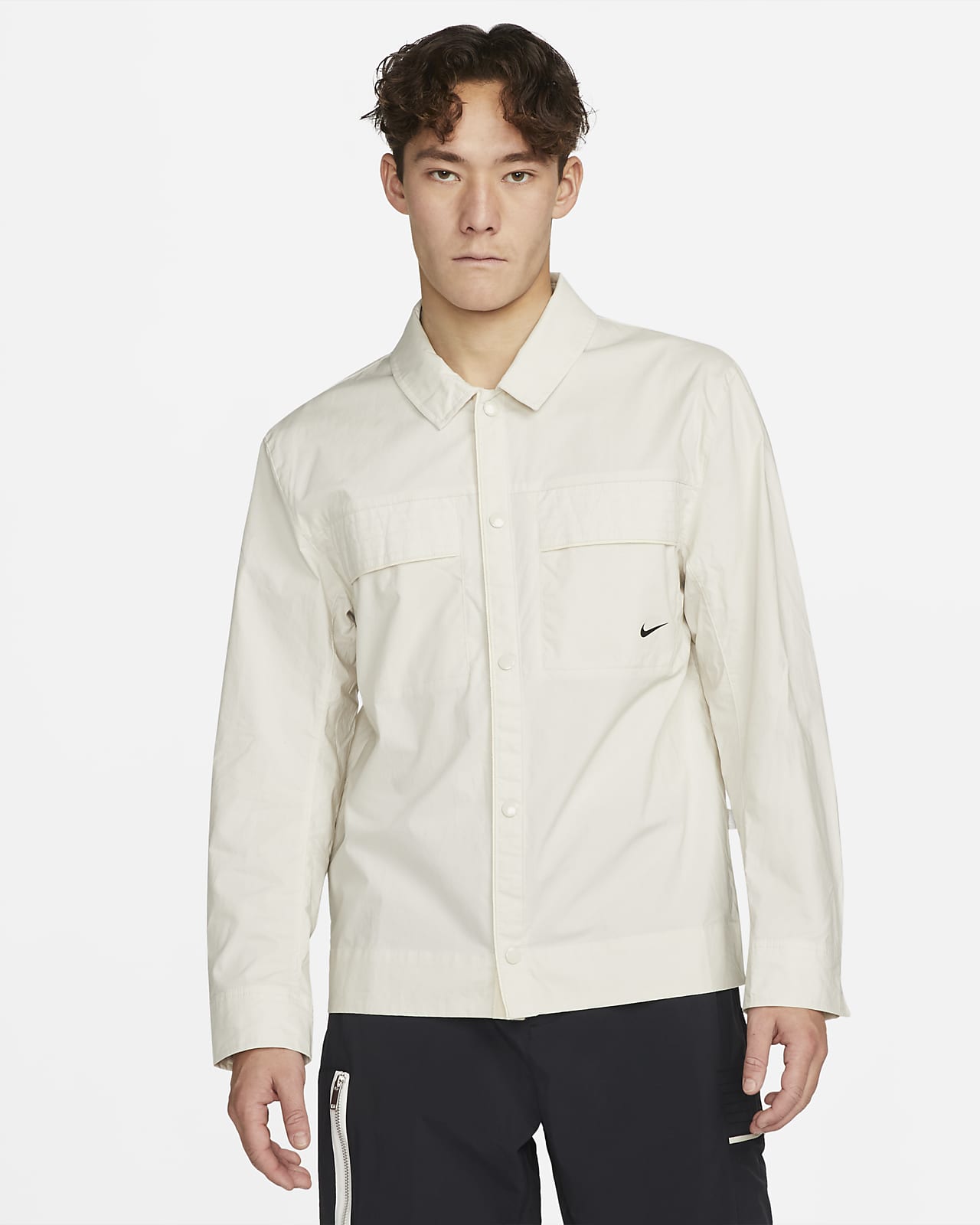 nike button shirt