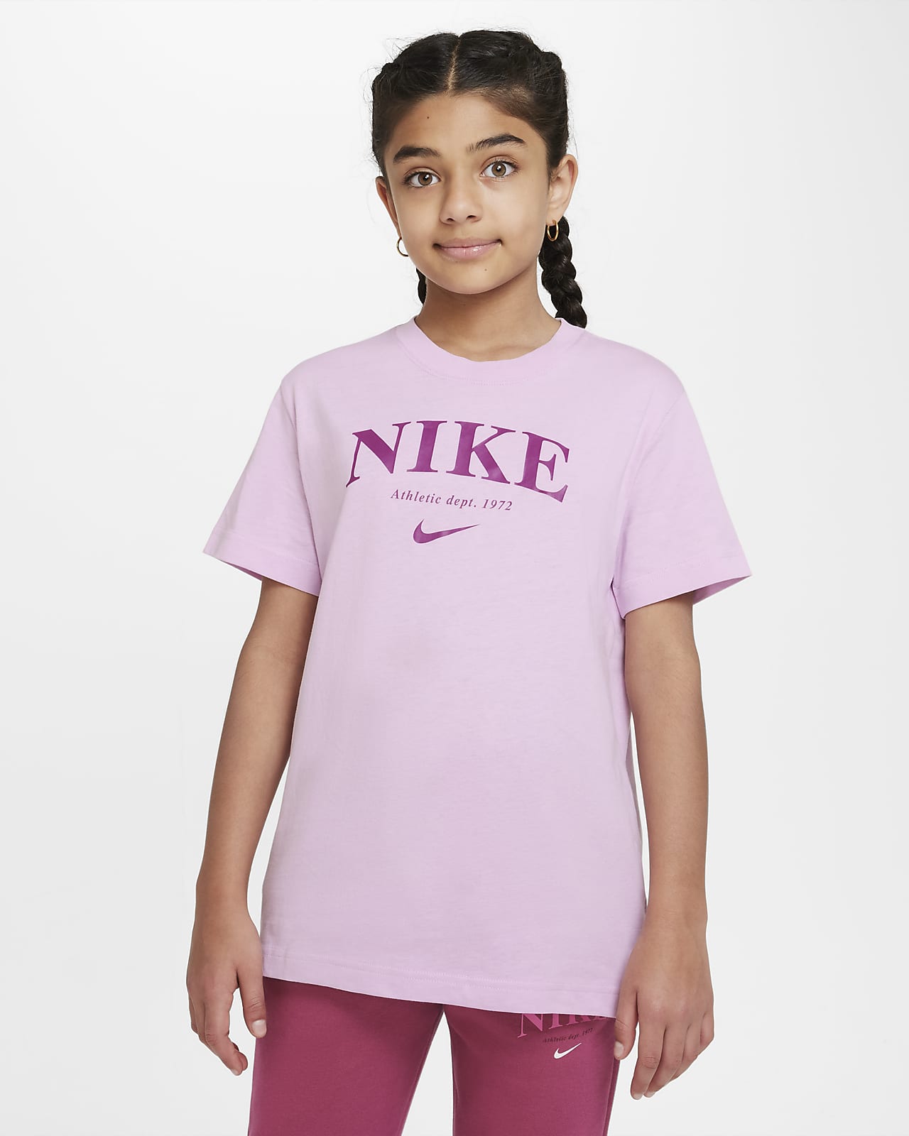 Playera niña talla grande Nike Sportswear. Nike MX