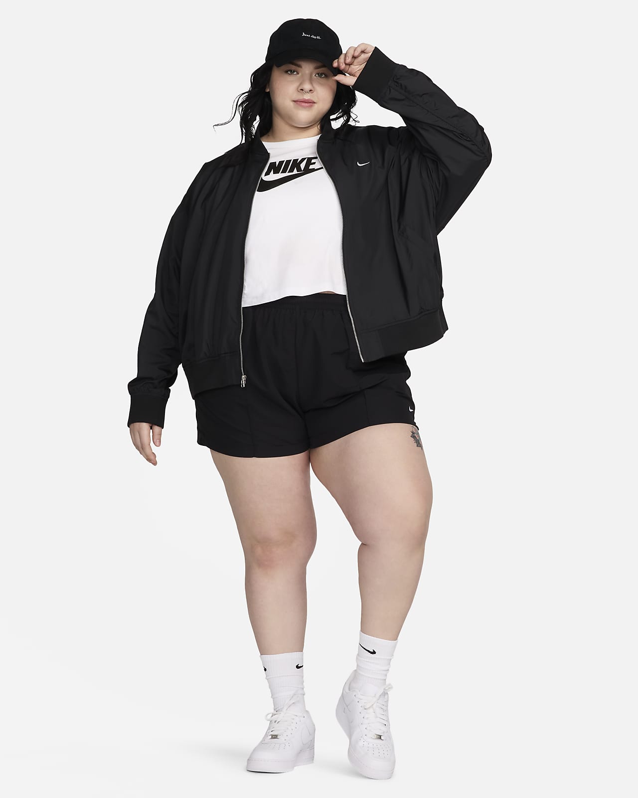 Nike Sportswear Essential Women's Oversized Bomber Jacket (Plus 