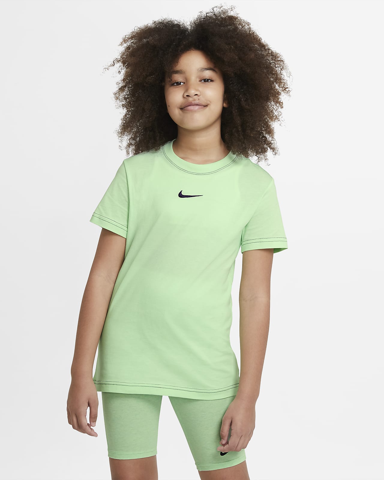 tee shirt vert fille