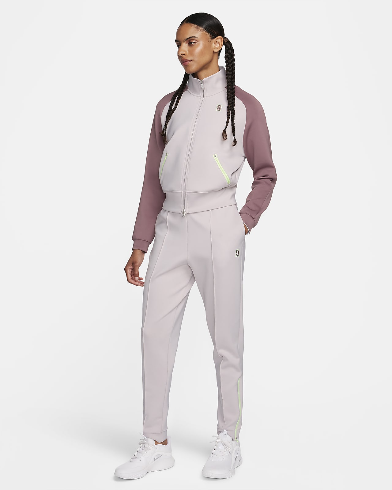 Buy Nike Court Dri-Fit Heritage Knit Training Pants Women Lilac