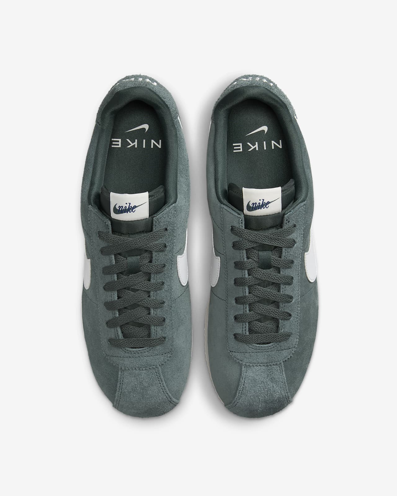 Gray and black nike cortez on sale