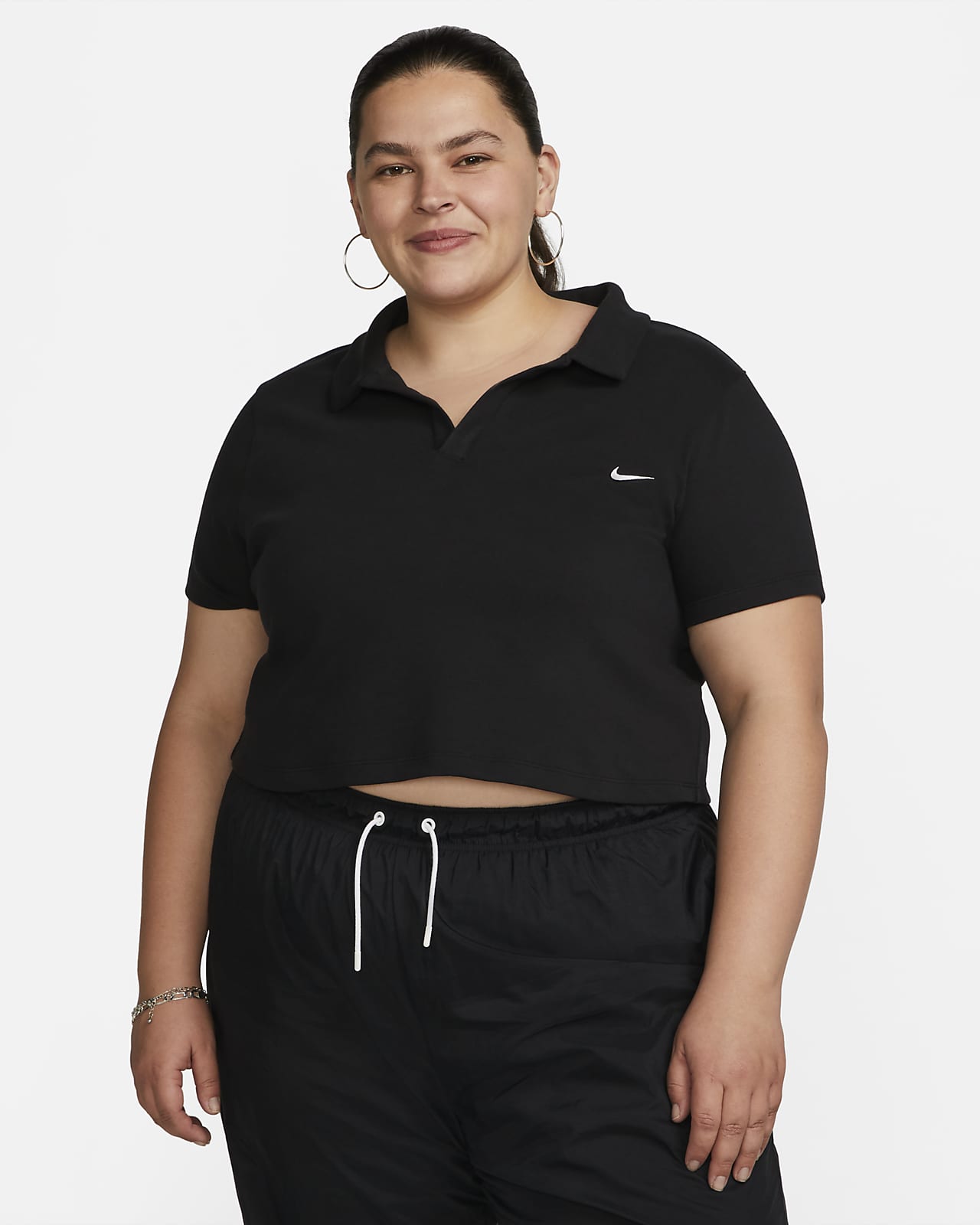 Nike Sportswear Essential Women's Short-Sleeve Polo Top (Plus Size)