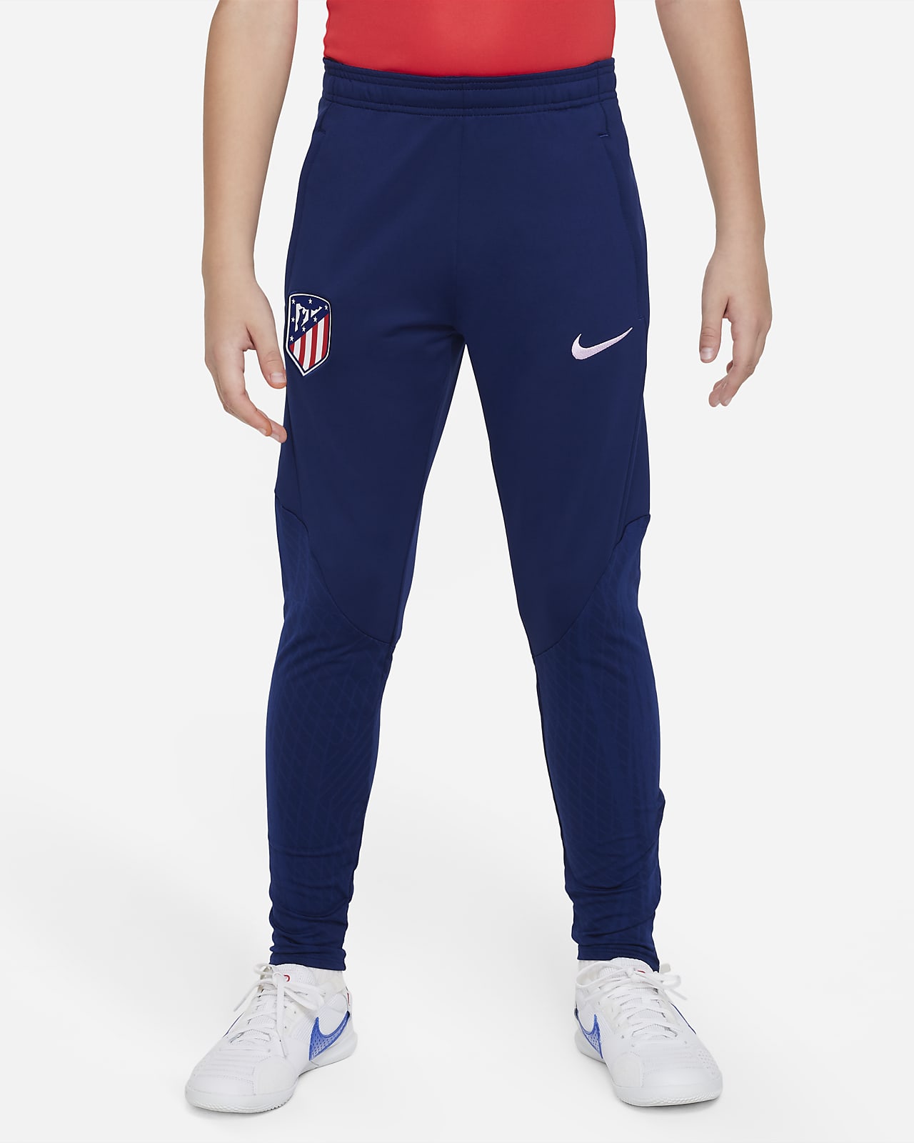 Pantalon de football en maille Nike Dri-FIT Atlético Madrid Strike pour ado