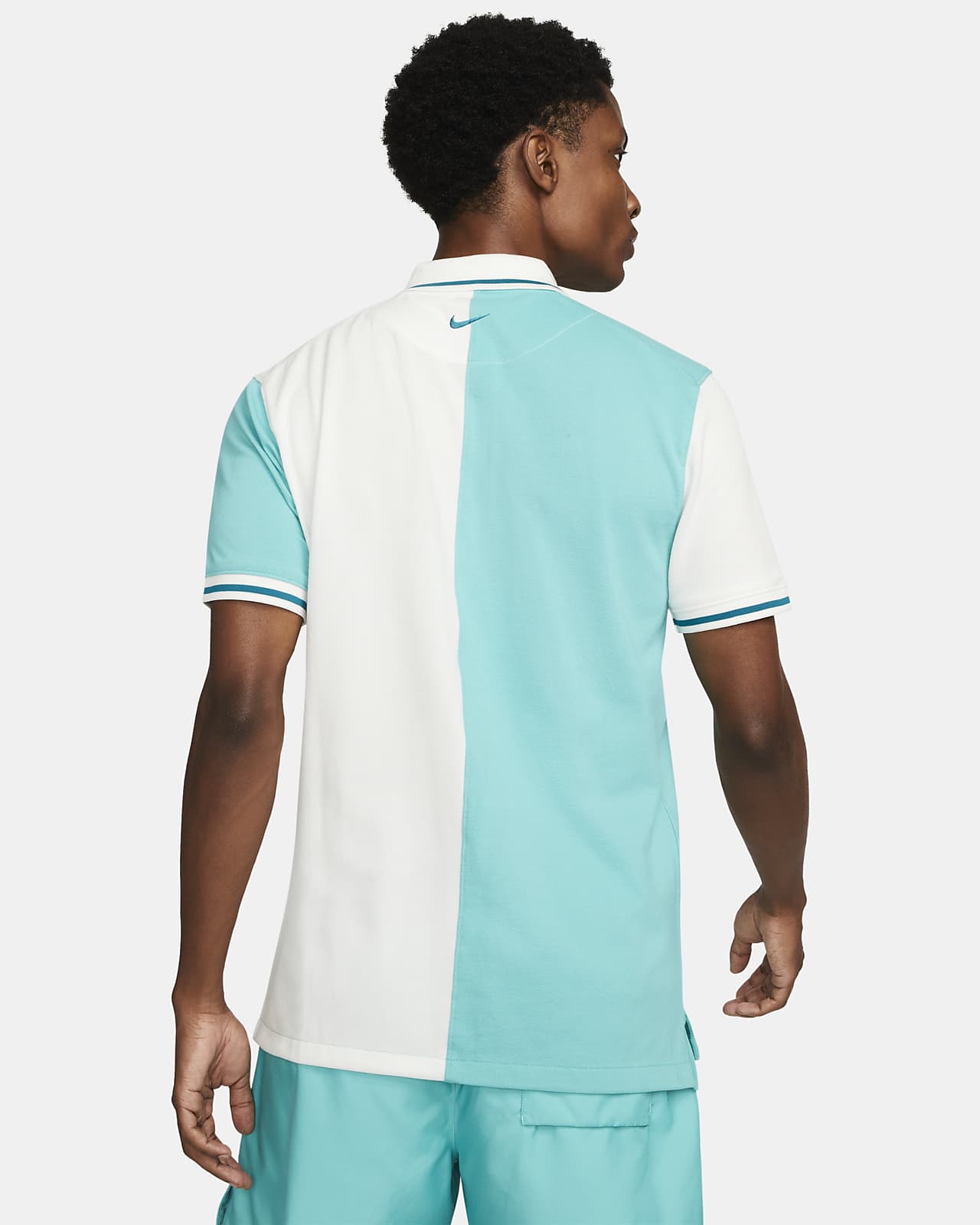 nike teal polo