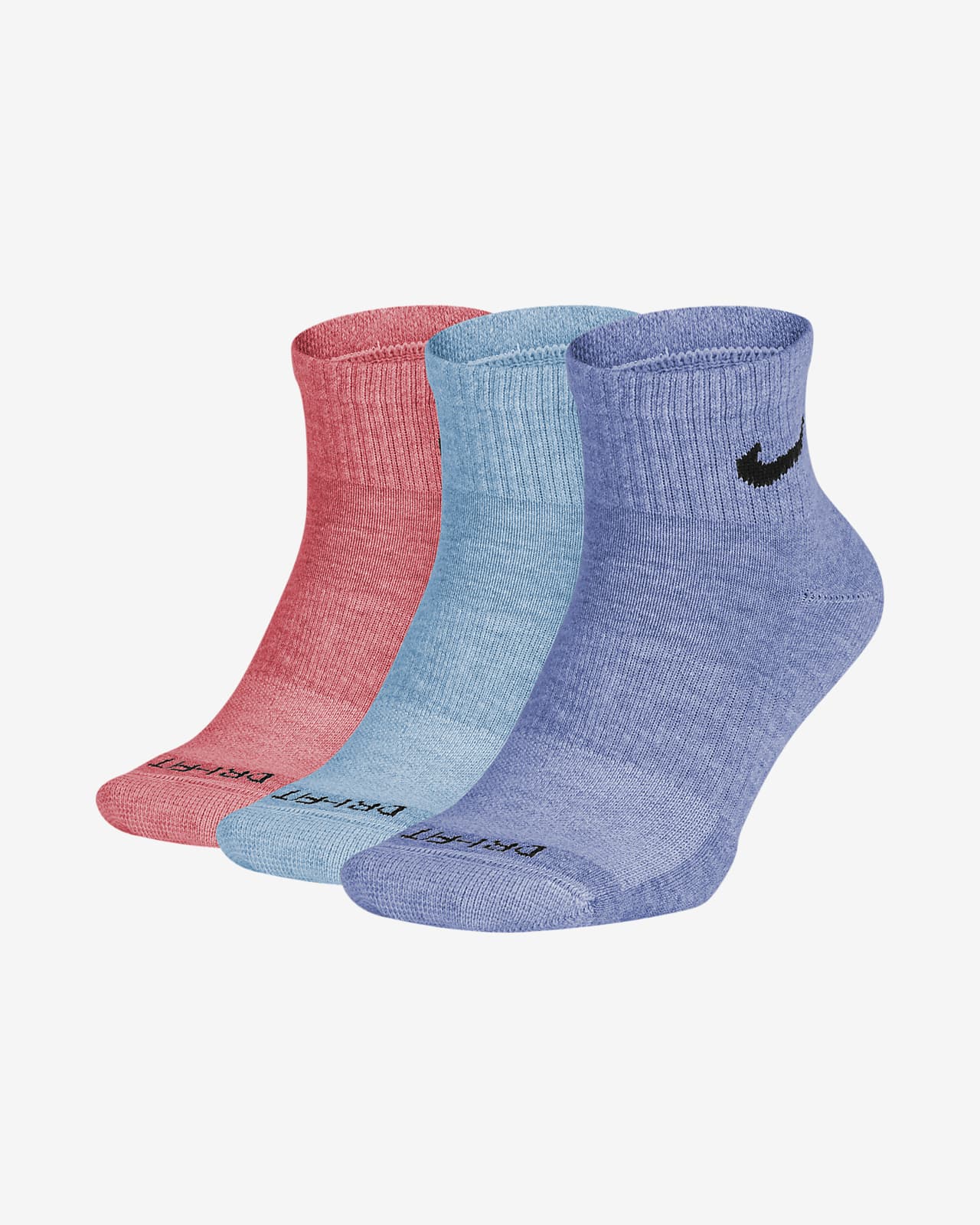 Nike Everyday Plus Cushioned Training Ankle Socks (3 Pairs). Nike NO