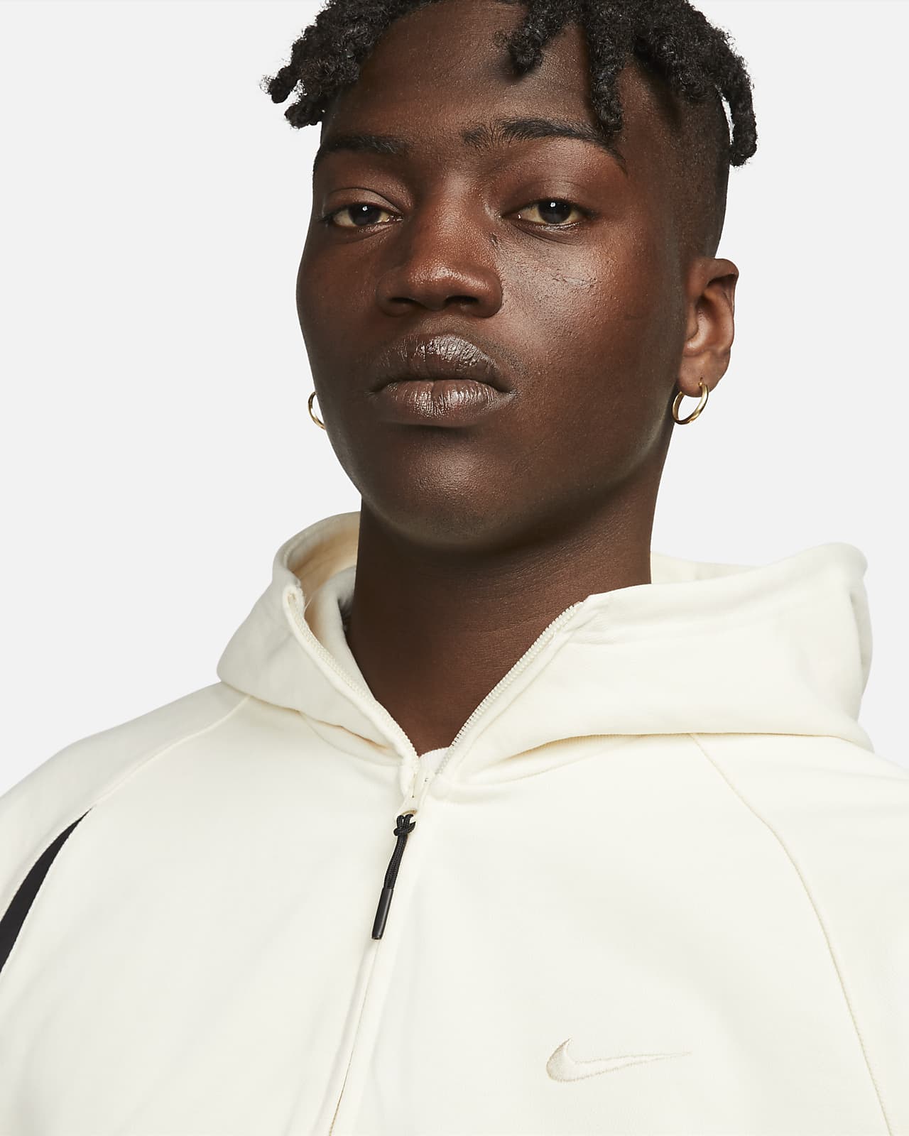 Nike Swoosh Men's 1/2-Zip Fleece Hoodie. Nike NL