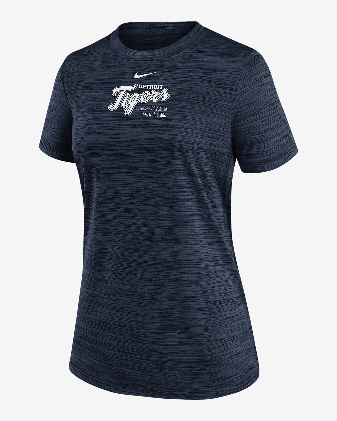 Detroit Tigers Authentic Collection Practice Velocity Women's Nike Dri-FIT MLB T-Shirt