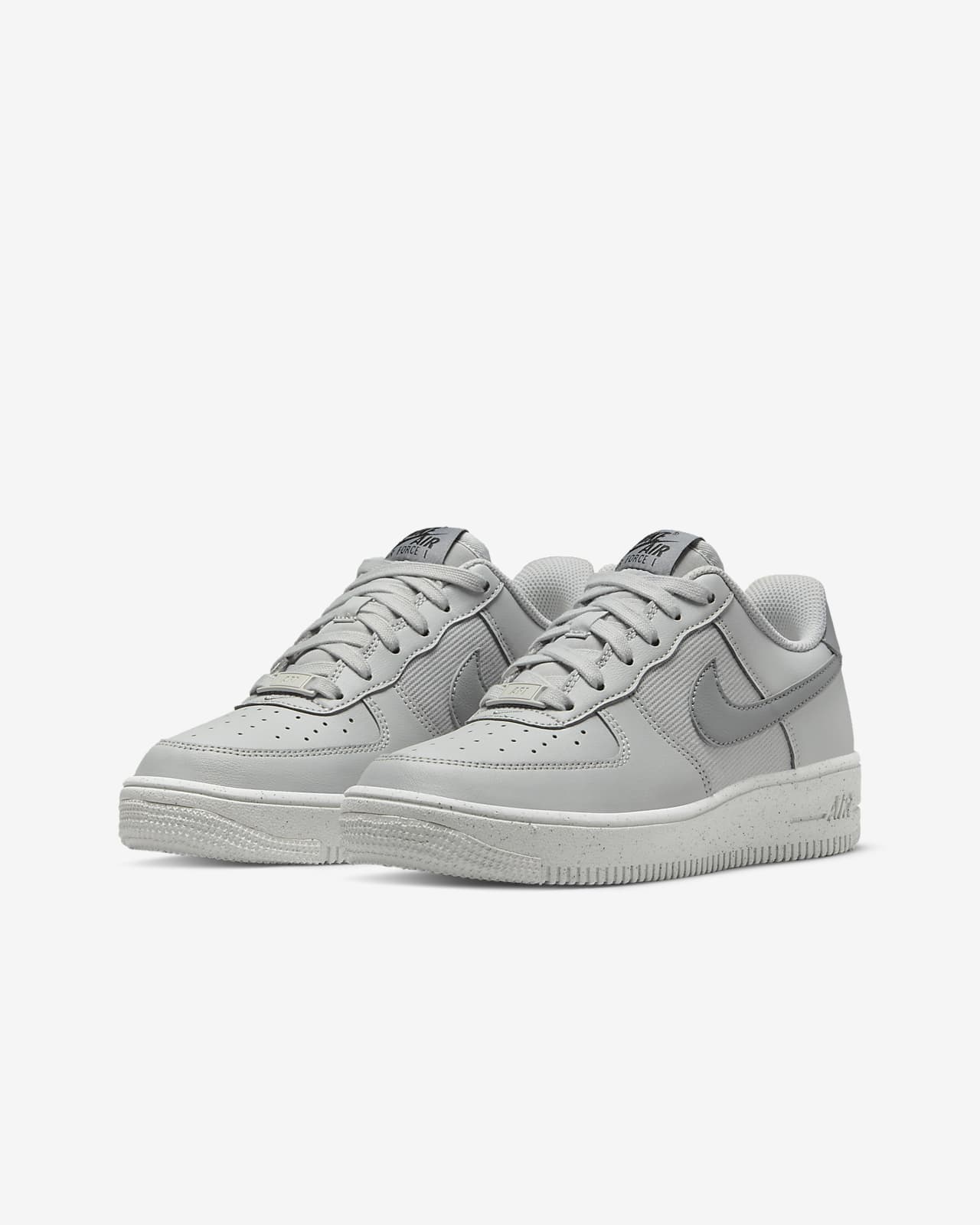 NIKE AIR FORCE 1 GRIGIO CHIARO 488298 005 Scarpe Sneakers Uomo