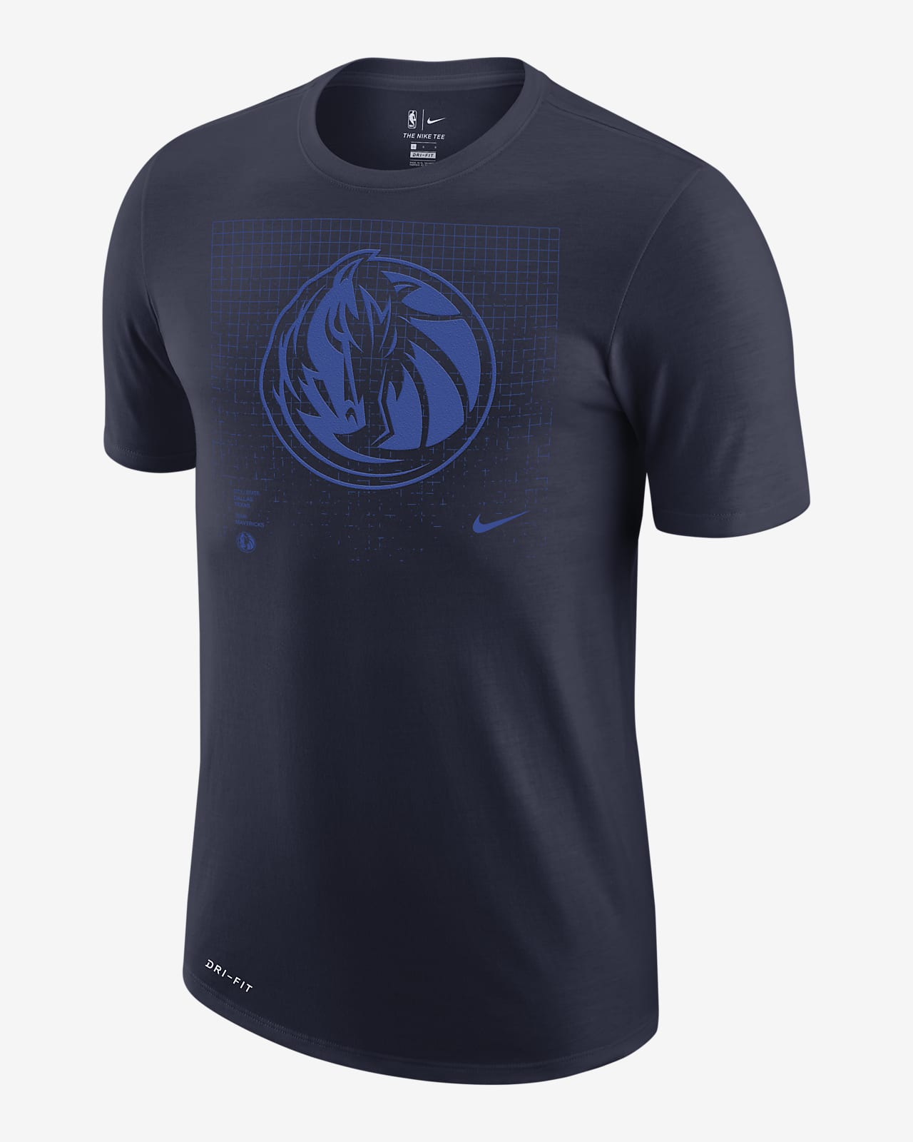 Dallas Mavericks Logo Grid Men S Nike Dri Fit Nba T Shirt Nike Com