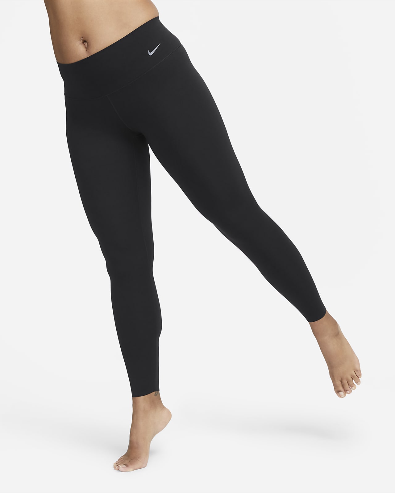 NEW! NIKE [XS] Women's DRY Tight Fit Yoga/Gym Mid-Rise Leggings