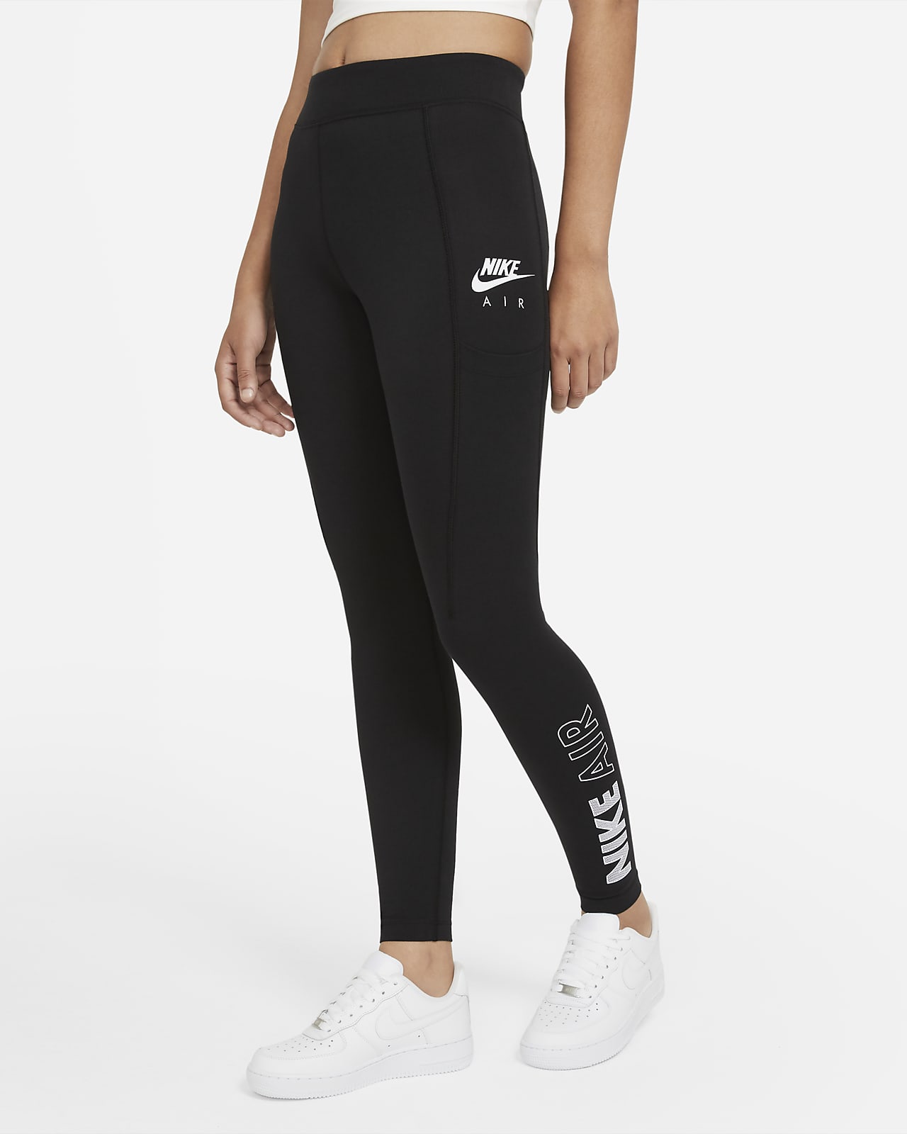 Nike Air Legging met hoge taille voor dames. Nike NL