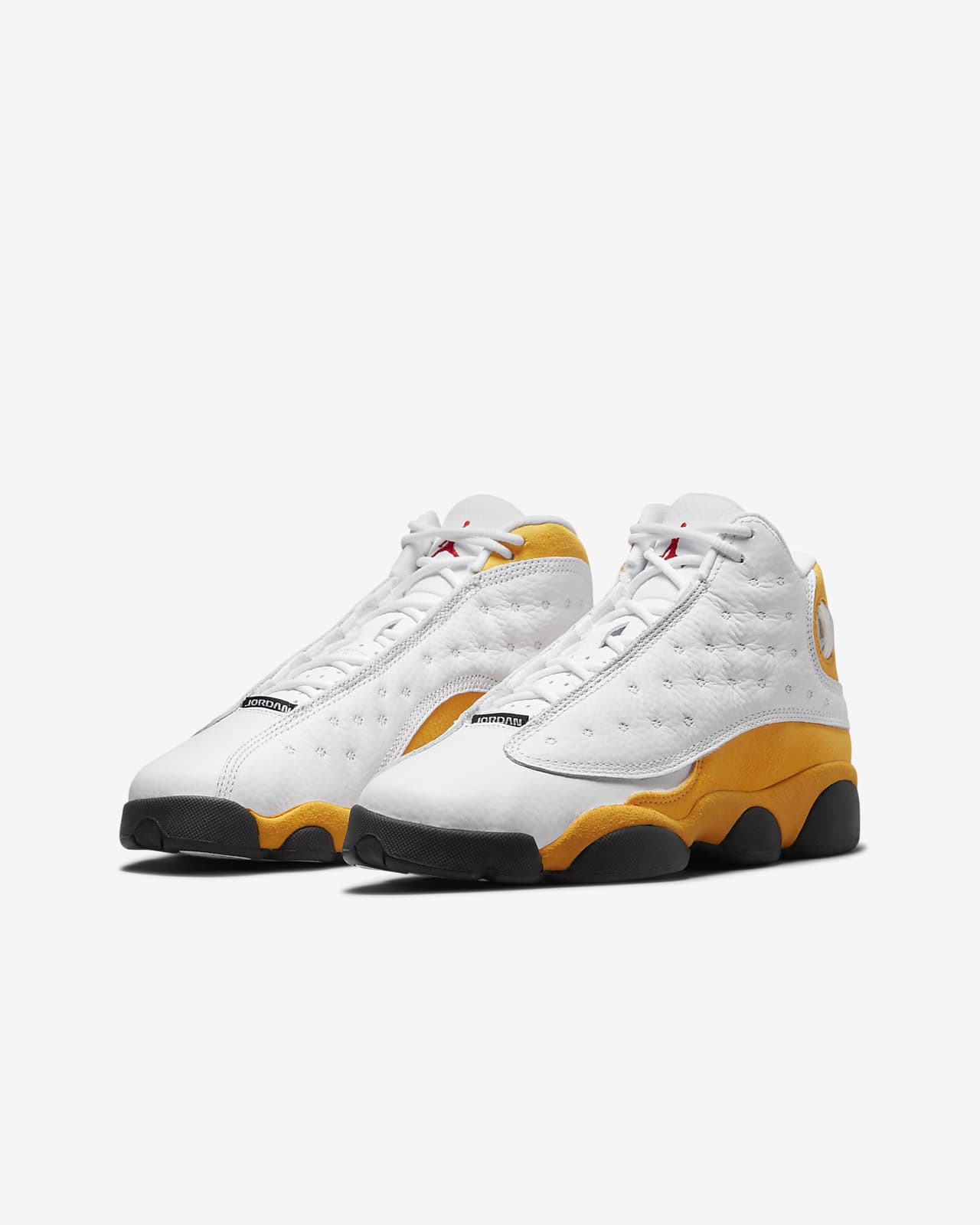 jordan 13 white and yellow