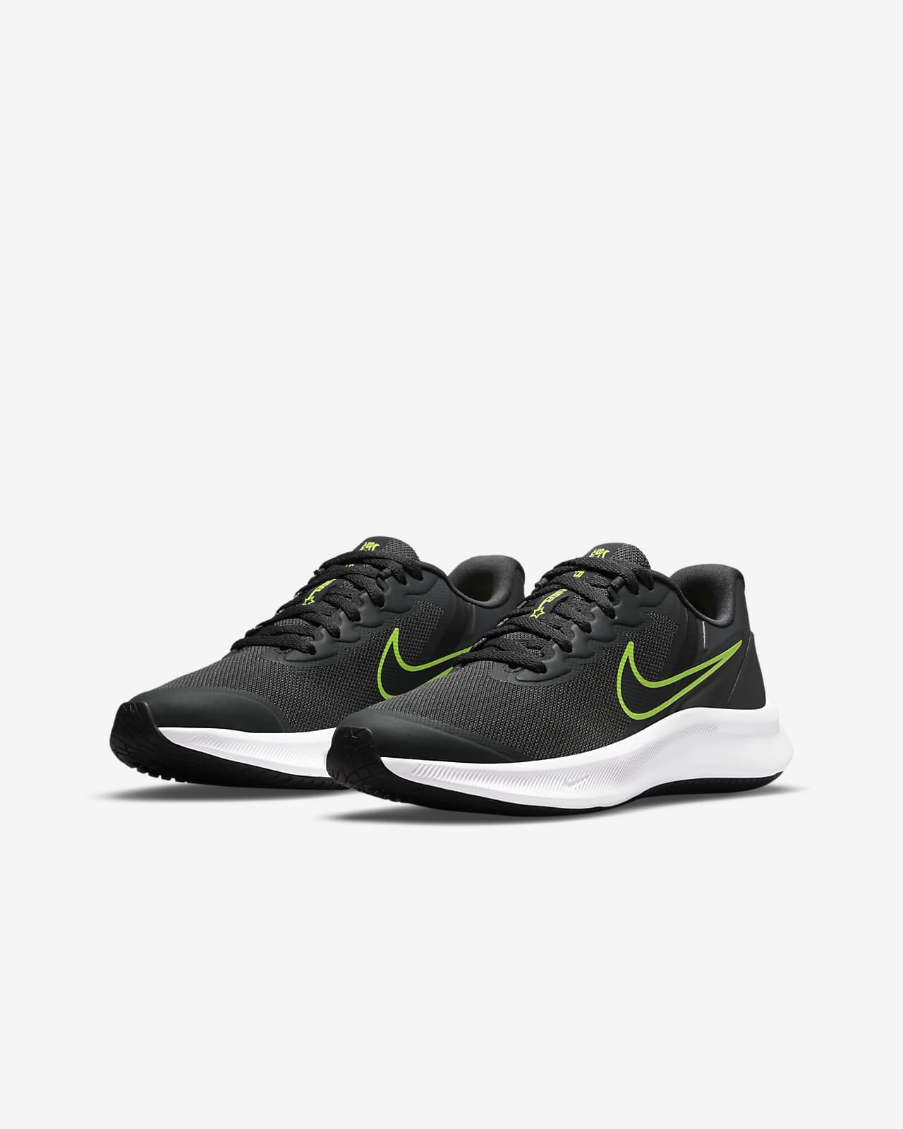 気質アップ ナイキ ランニングシューズ スニーカー 男の子 スターランナー3gs Star Runner 3 Gs Nike Da2776 ブラック ダークスモークグレー 春バーゲン 特別送料無料 Centrodeladultomayor Com Uy