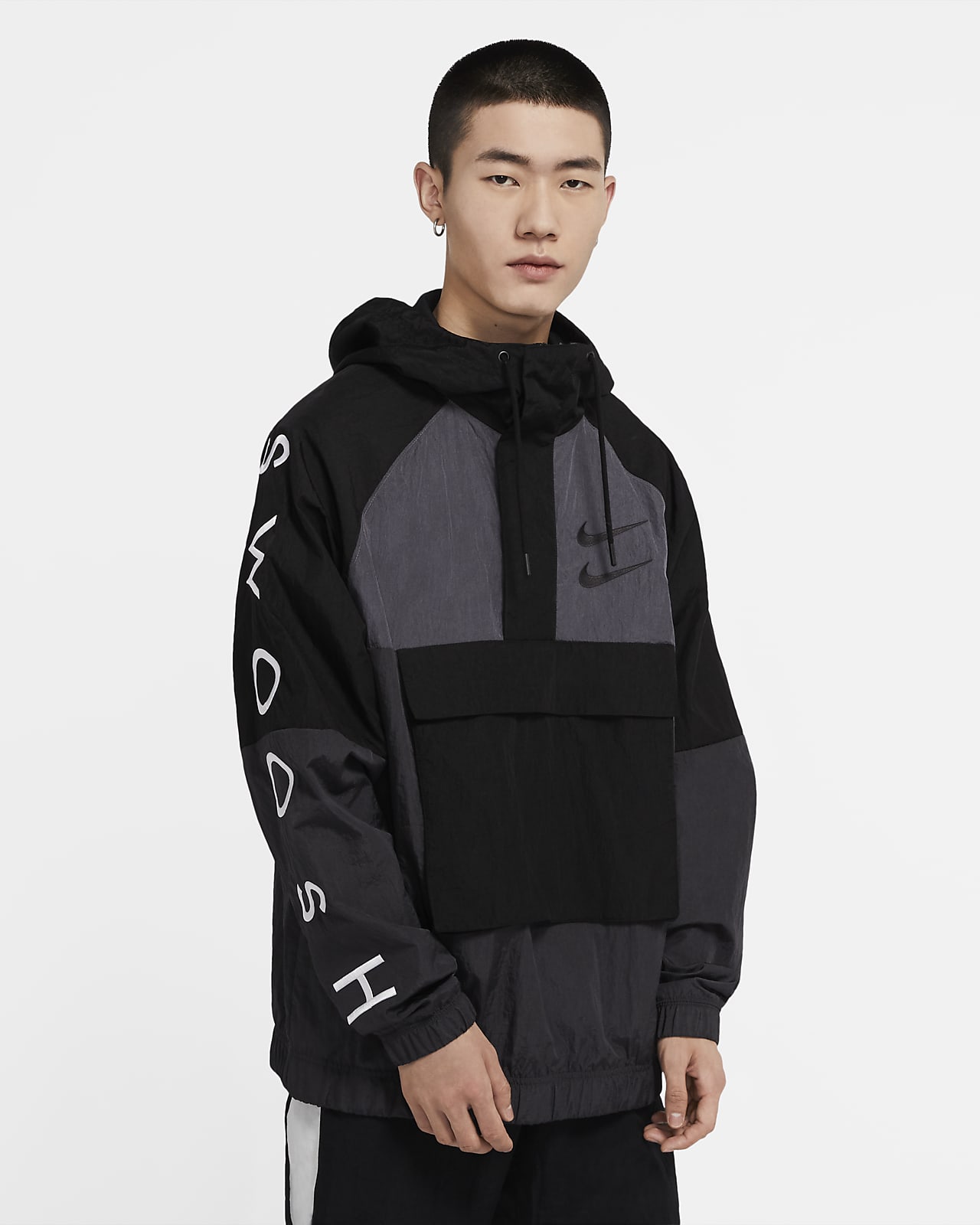 Nike Sportswear Swoosh vevd jakke til herre. Nike NO Nike Sportswear Swoosh vevd hettejakke til herre. Nike NO