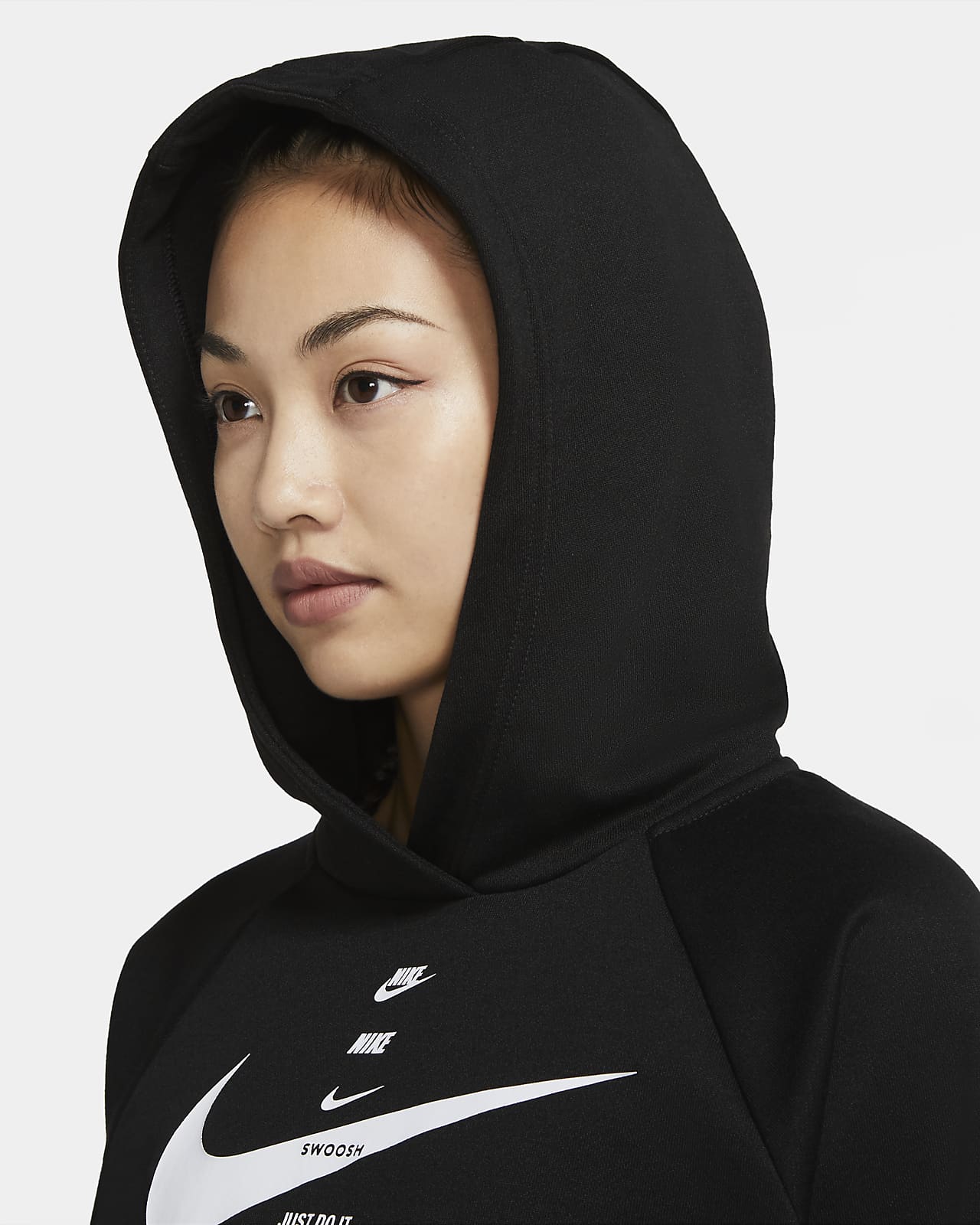 nike swoosh hoodie womens