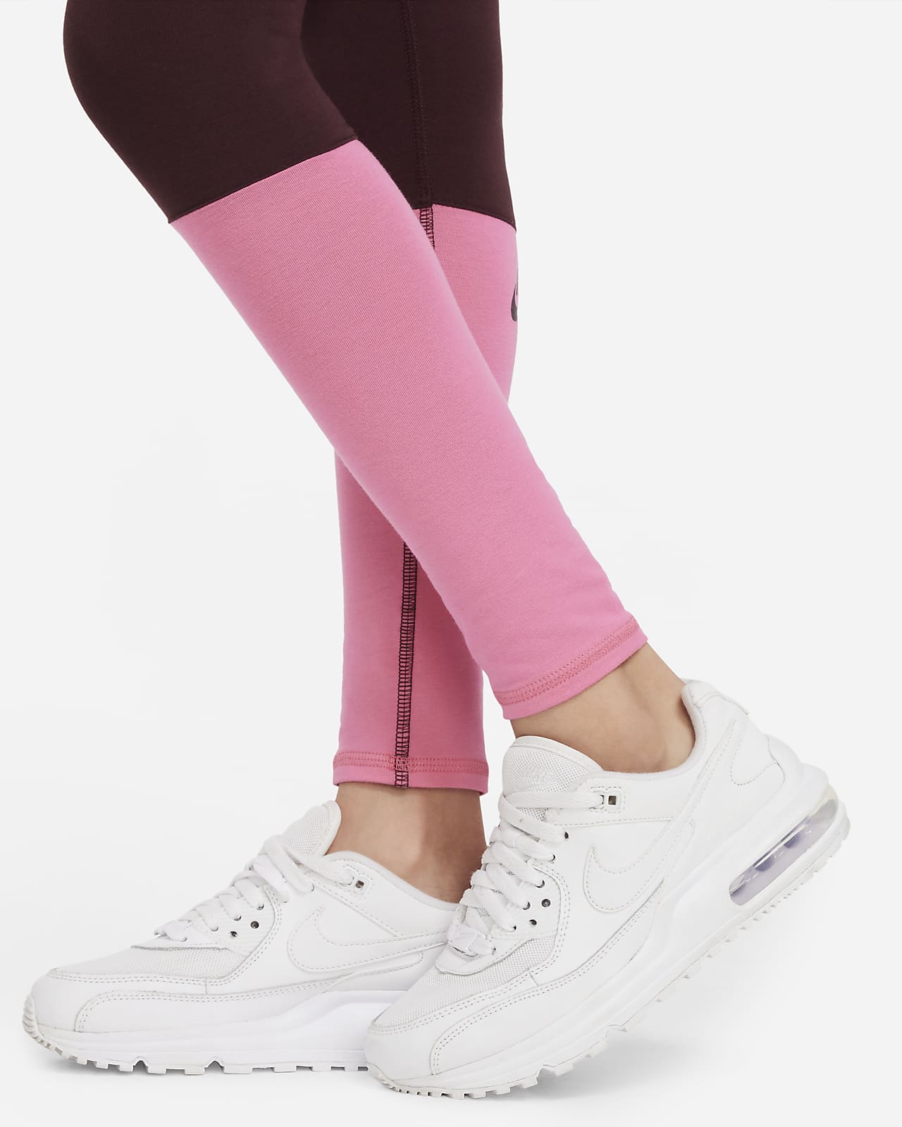 Girls' trousers Nike Sportswear Favorites Swoosh Legging G - pink