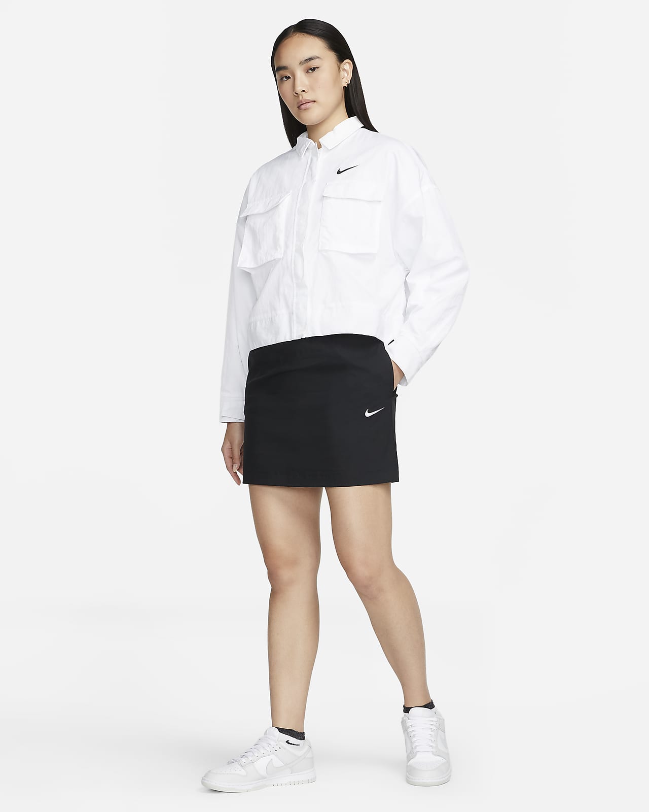 nike quilted skirt