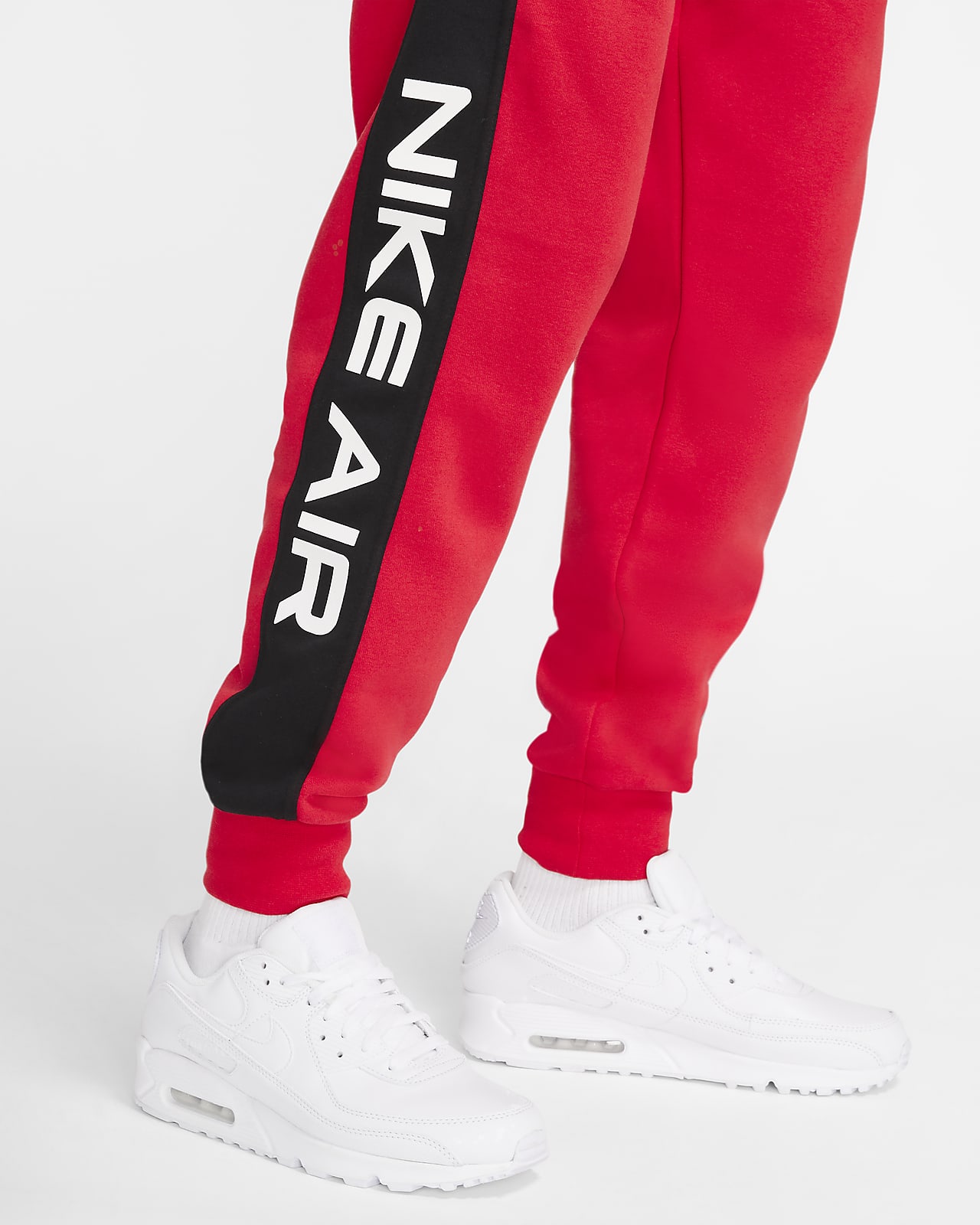 mens nike red joggers