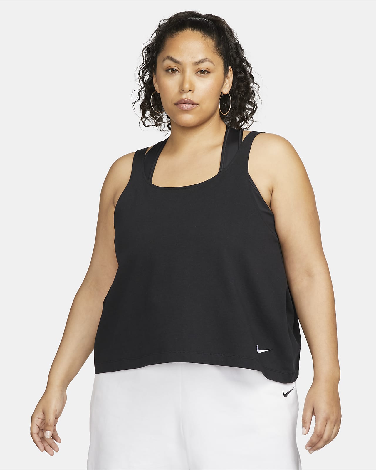 Camiseta de tirantes de tejido de punto para mujer Nike Sportswear (talla  grande) . Nike.com